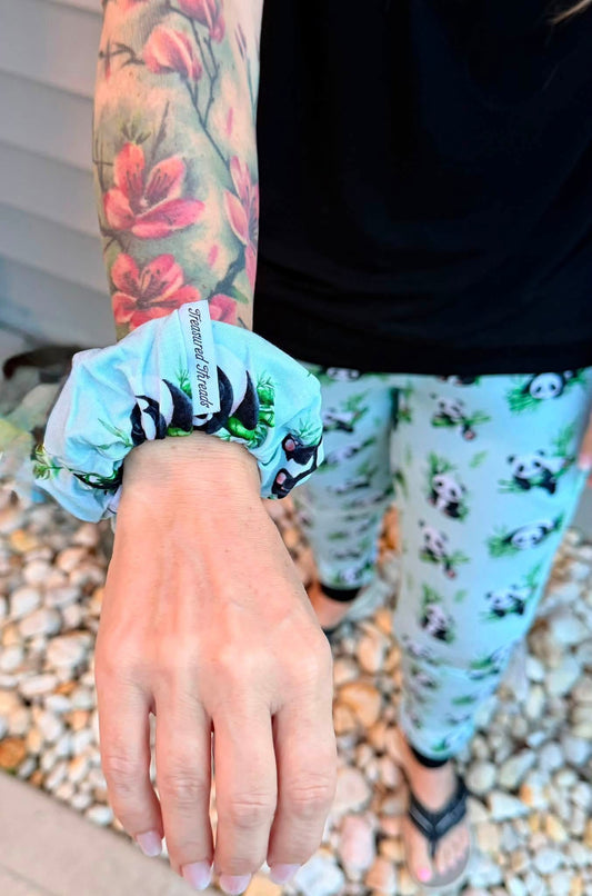Treasured Pandas Scrunchie