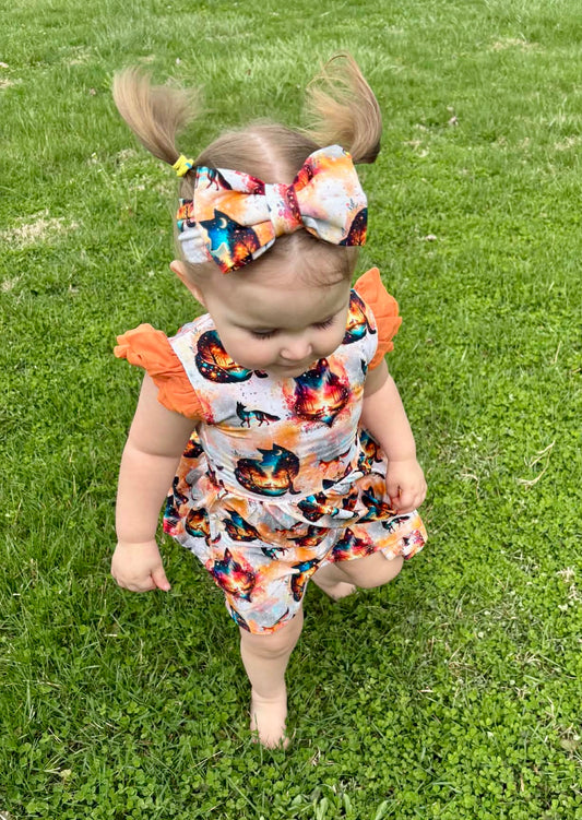 “Whimsical Foxes” Bow Headband