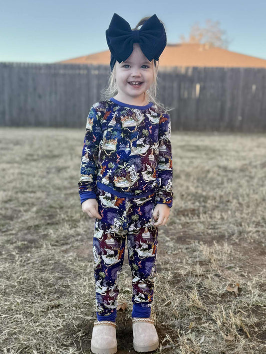 “Jungle Storybook” Two-Piece Pajamas