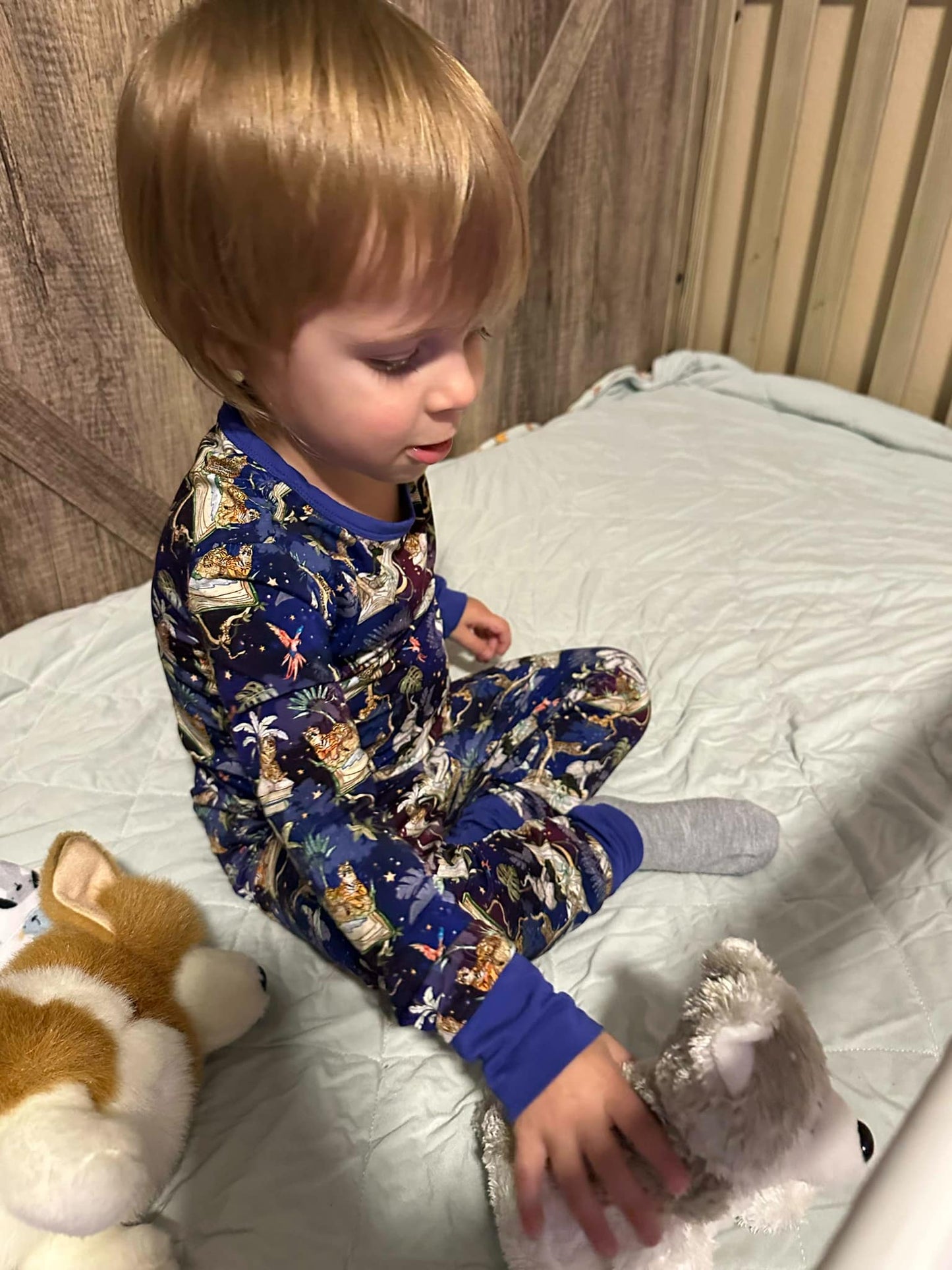“Jungle Storybook” Two-Piece Pajamas