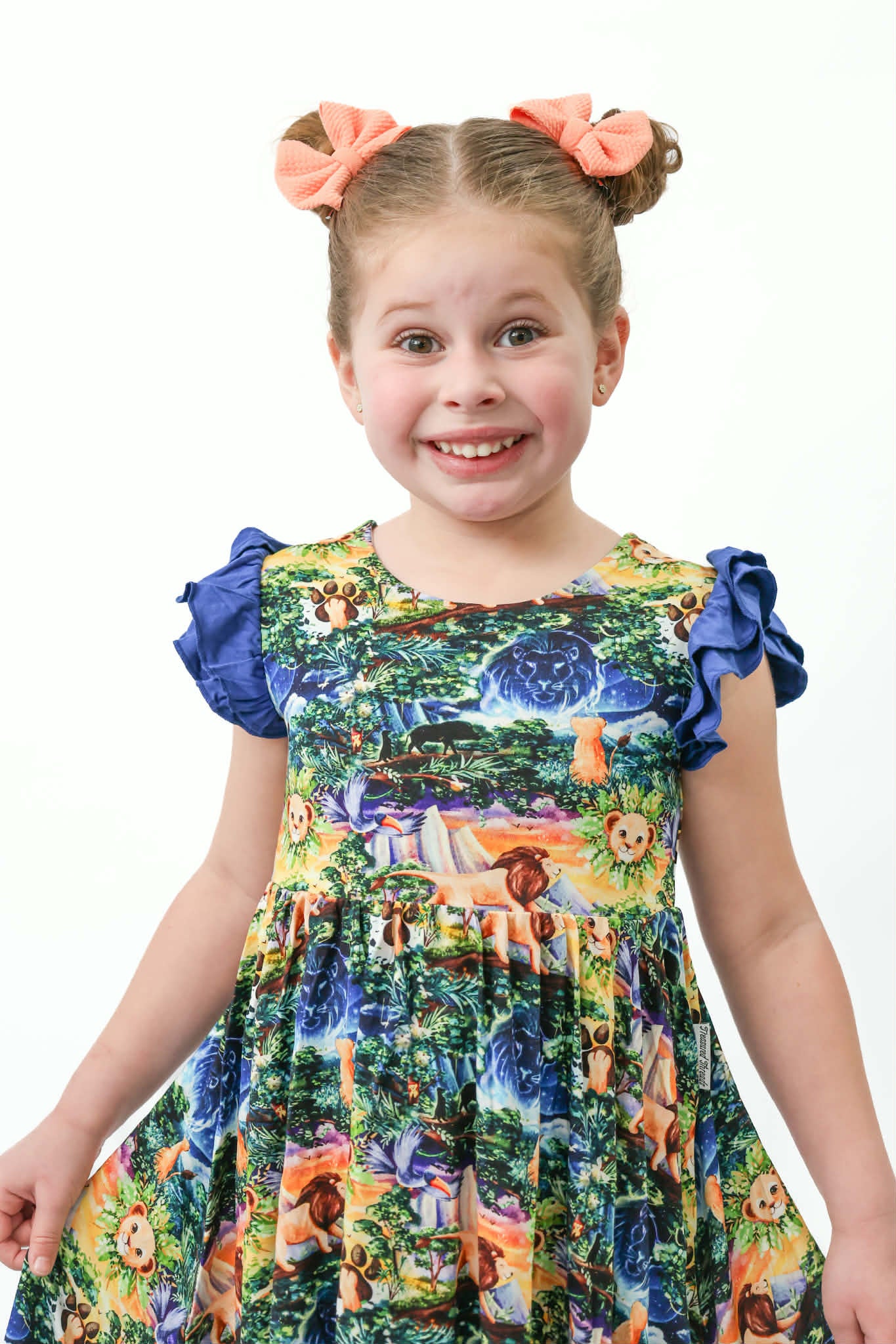 “King of the Pride” Twirl with Bow Back and Biker Shorts Set