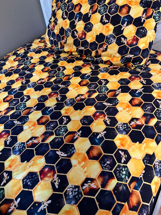"Bee Happy" Twin Sheets with Pillowcase