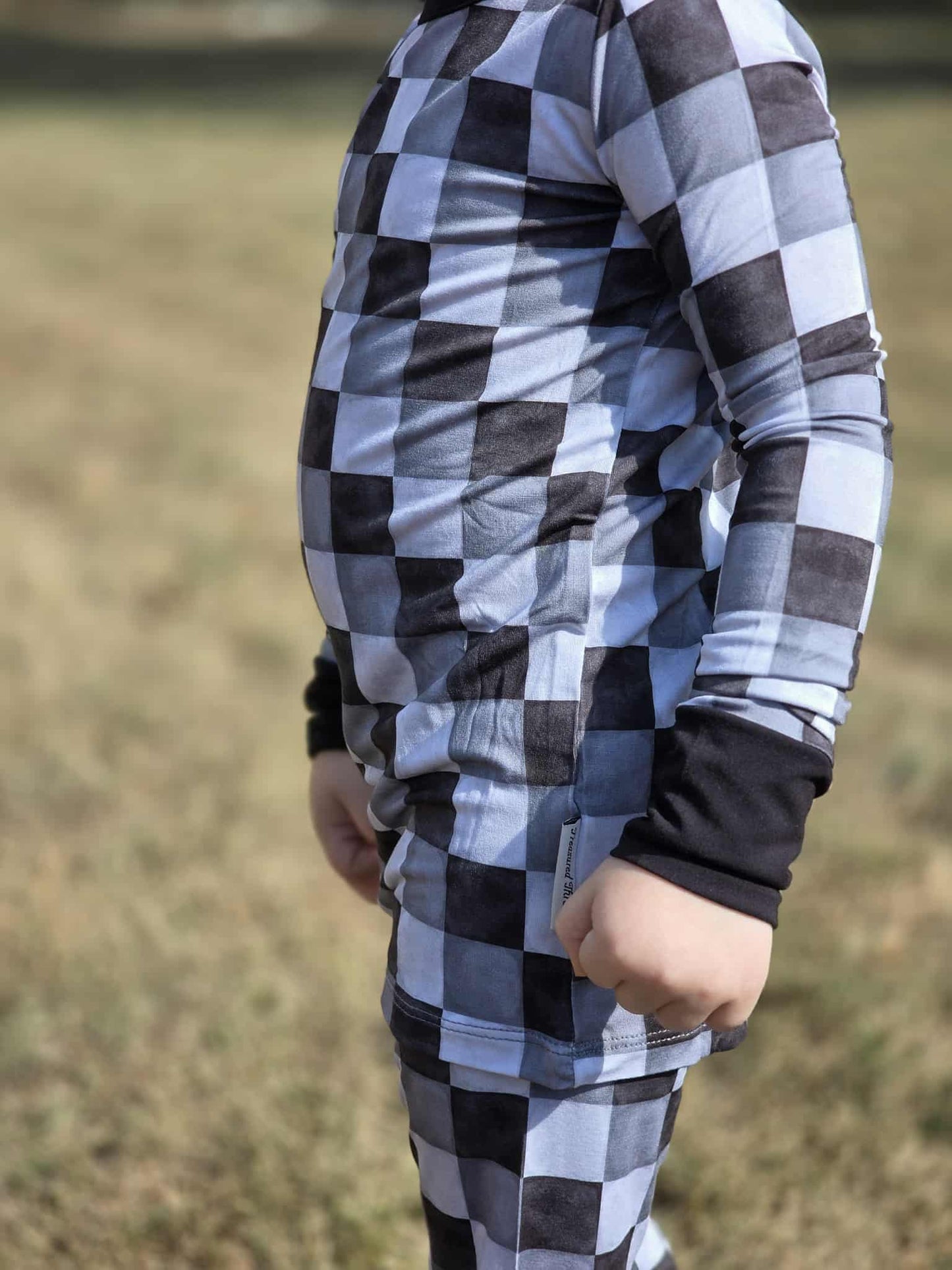 “Checkmate” Two-Piece Pajamas