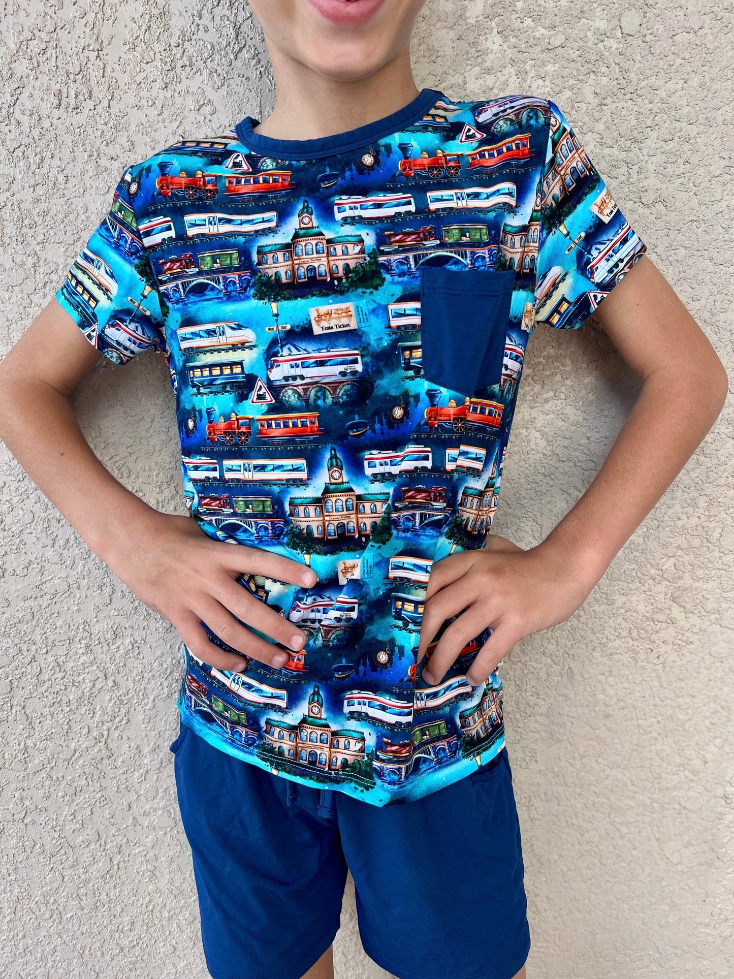 “Traveling Treasures” Two-Piece Shorts Set