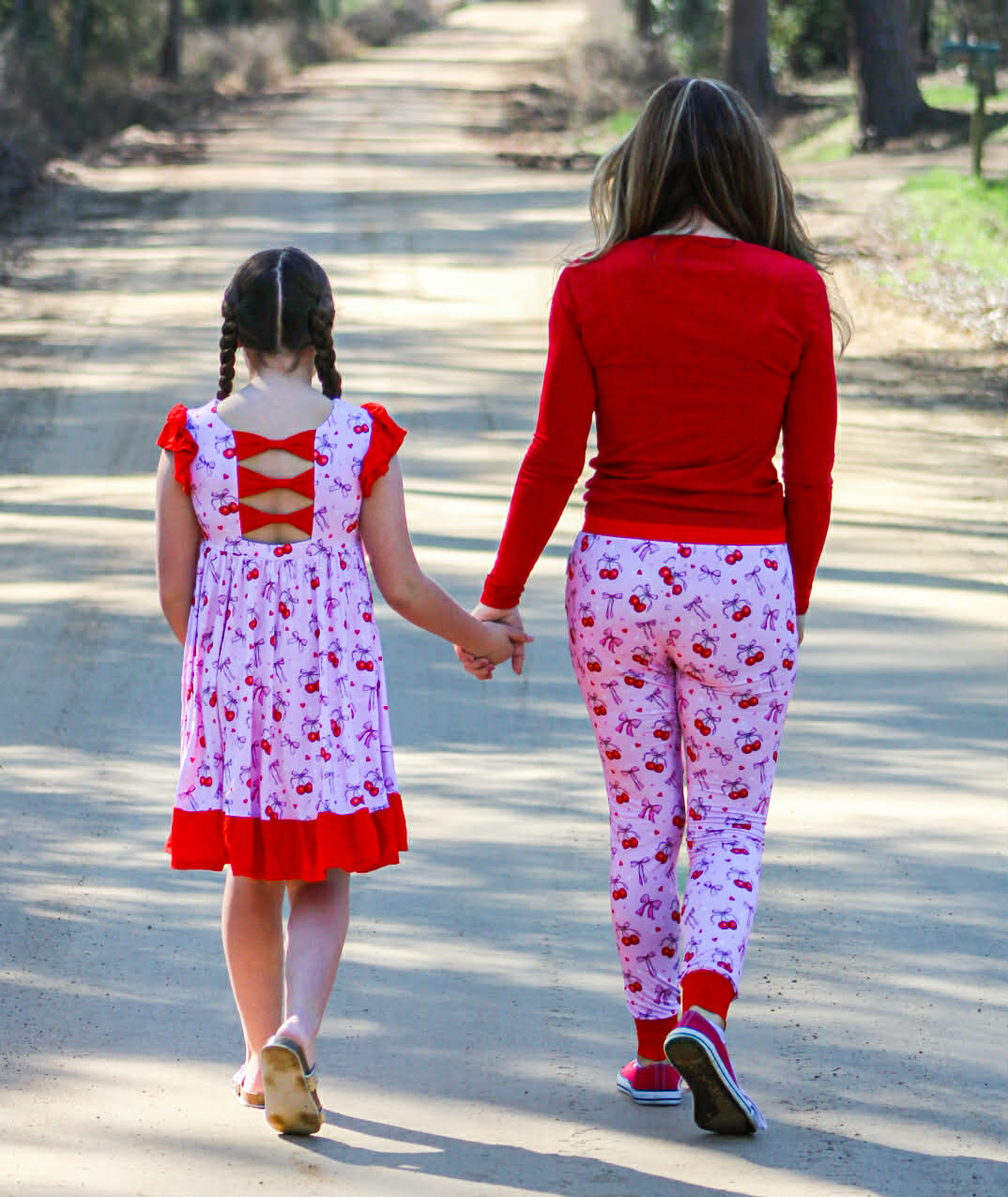 “Cherry Bow Bliss” Woman’s Joggers