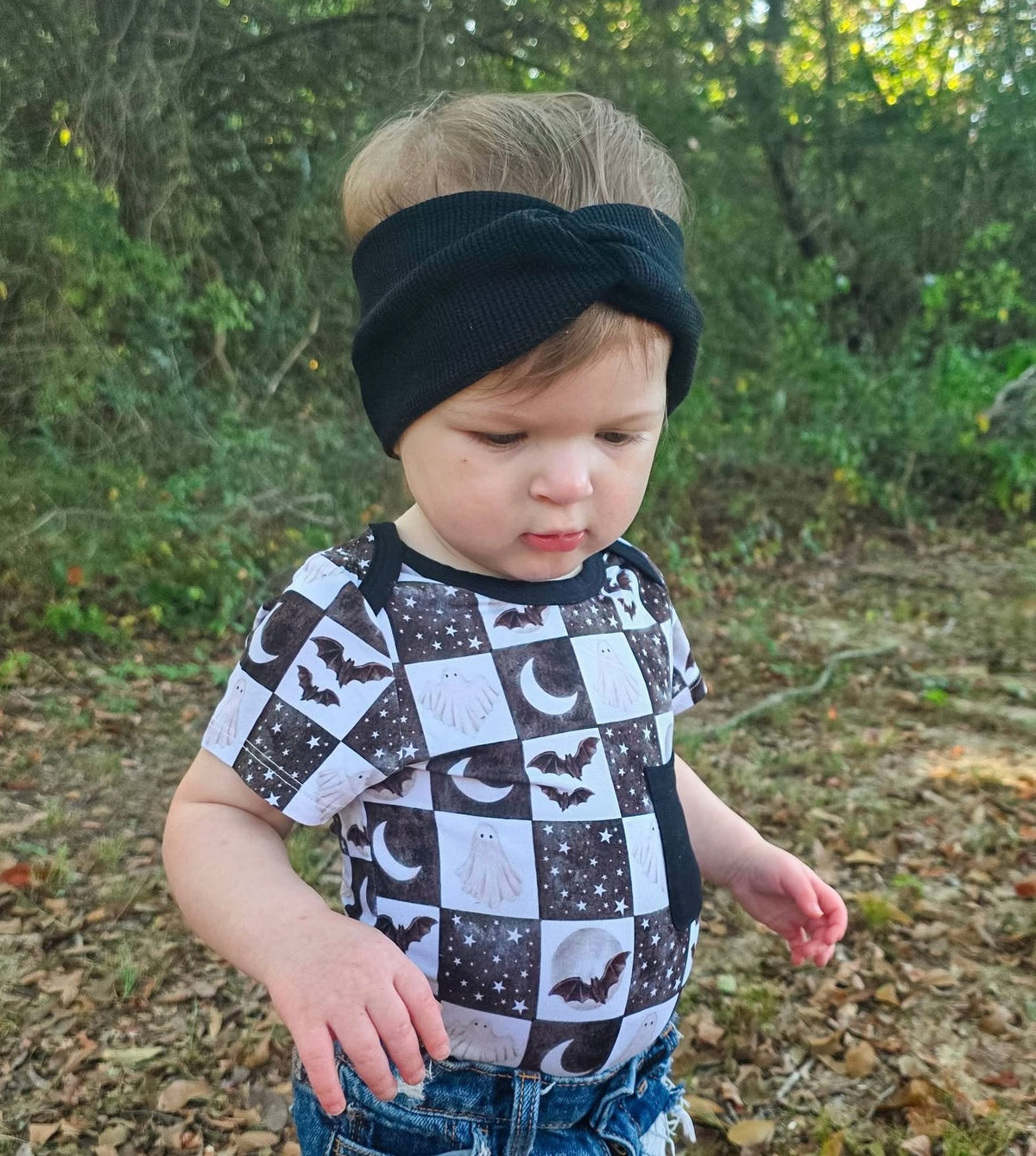 Spooky Starlight Short Sleeved Bodysuit