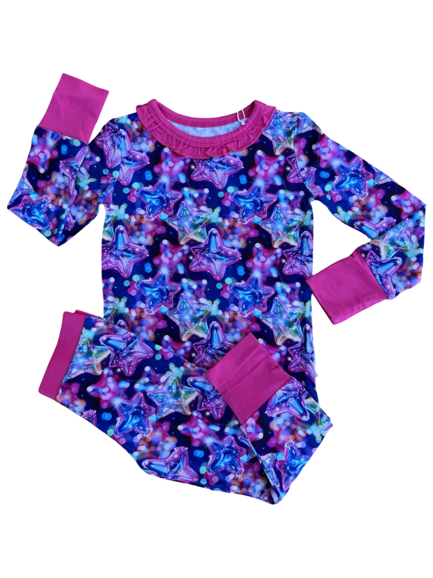 “Cosmic Burst” Two-Piece Pajamas