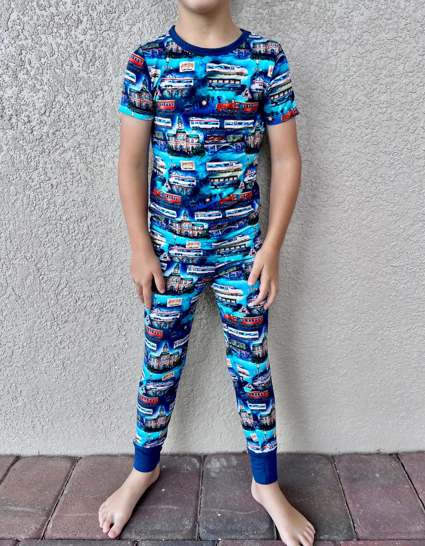 “Traveling Treasures” Two-Piece Pajamas