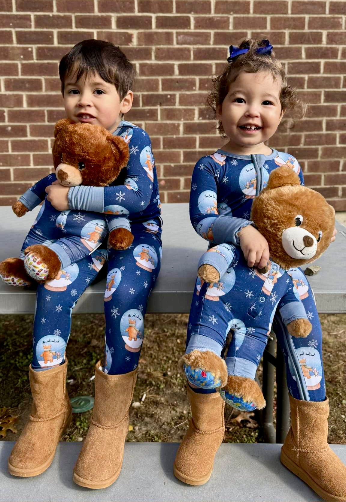 “Flurry Friends” Doll Romper