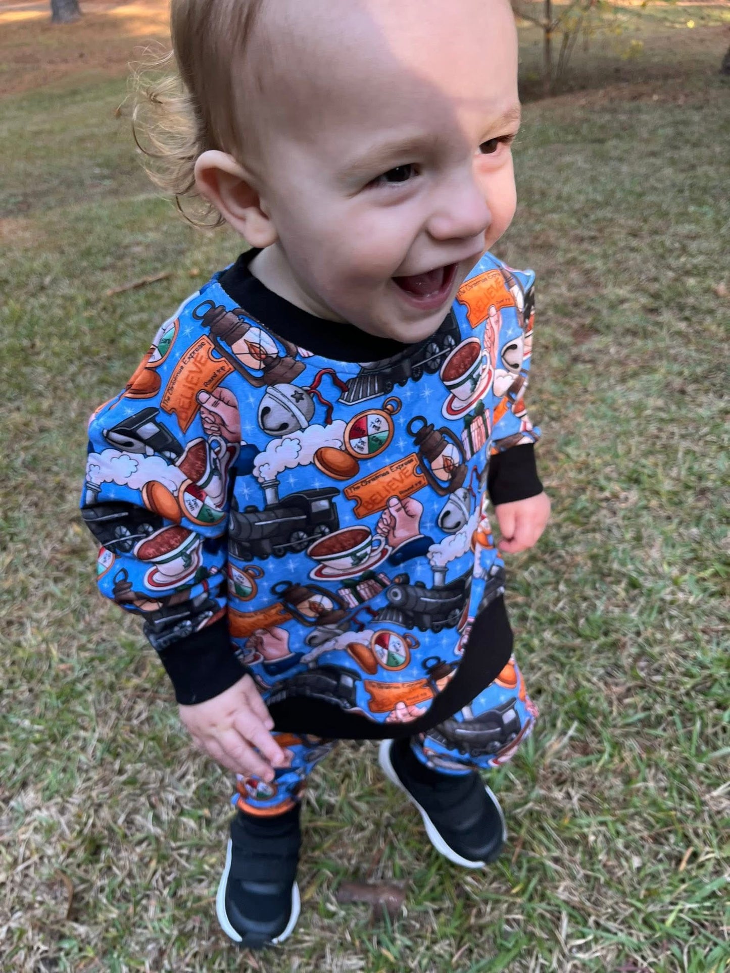 “Christmas Express” Jogger Set