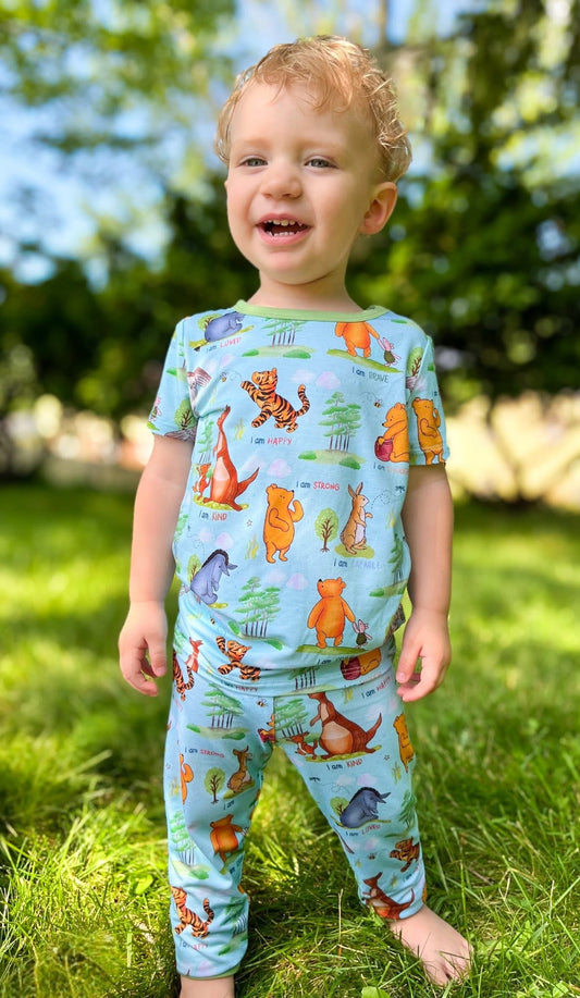 Pooh’s Path of Positivity Two-Piece Pajamas