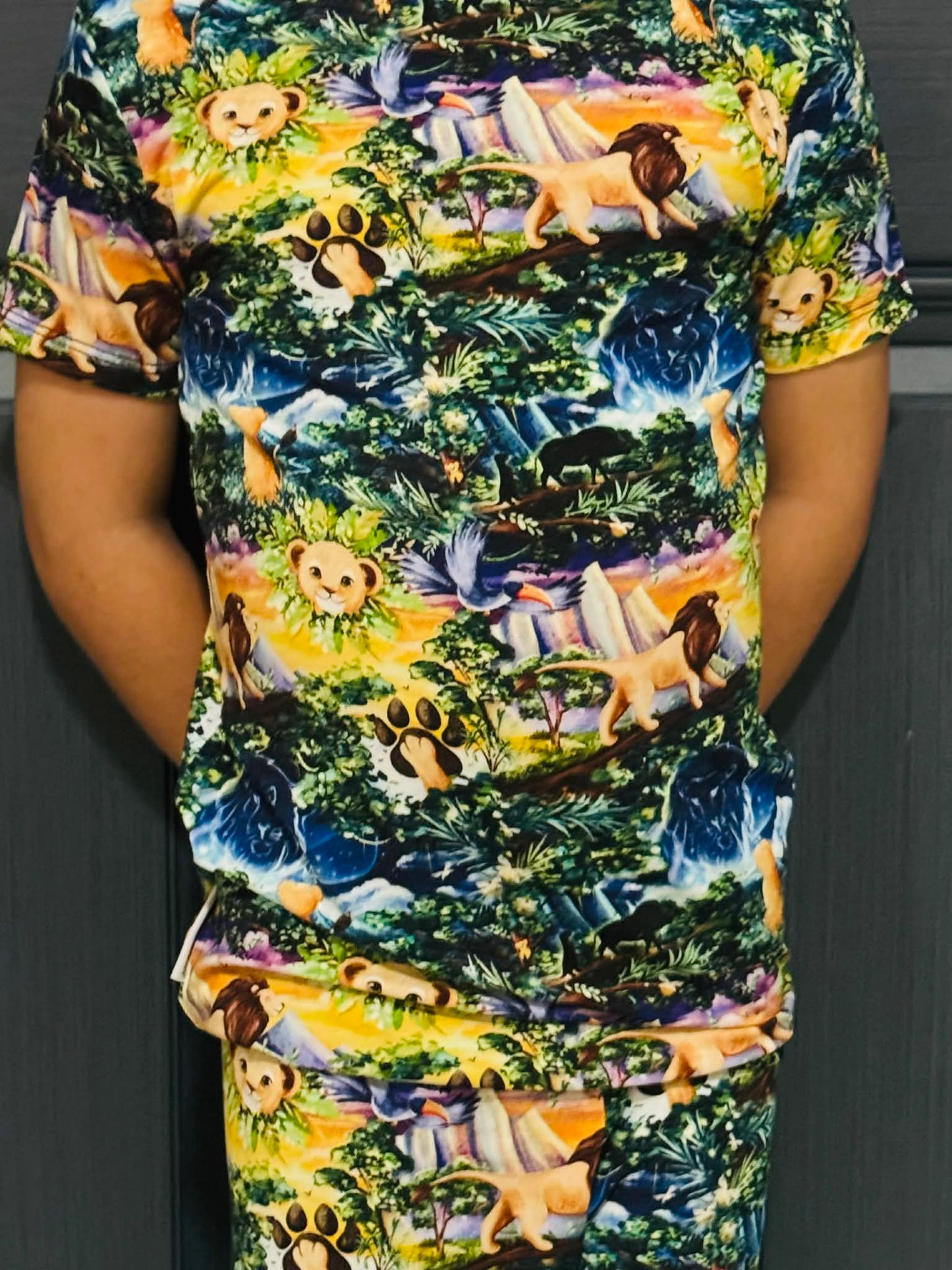 “King of the Pride” Two-Piece Pajamas