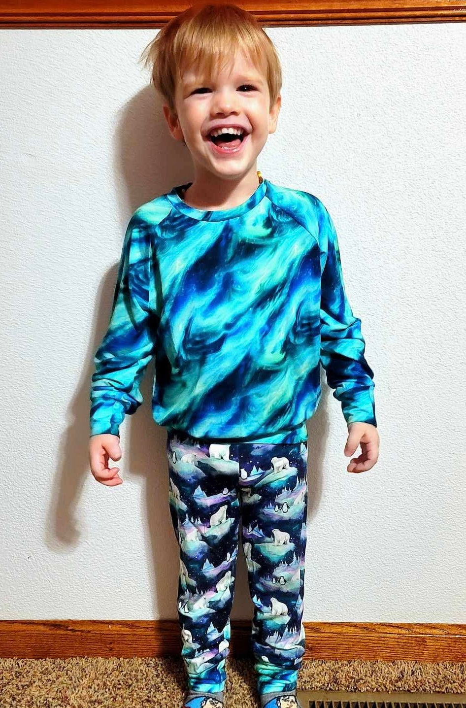 Aurora Borealis Crewneck Sweater