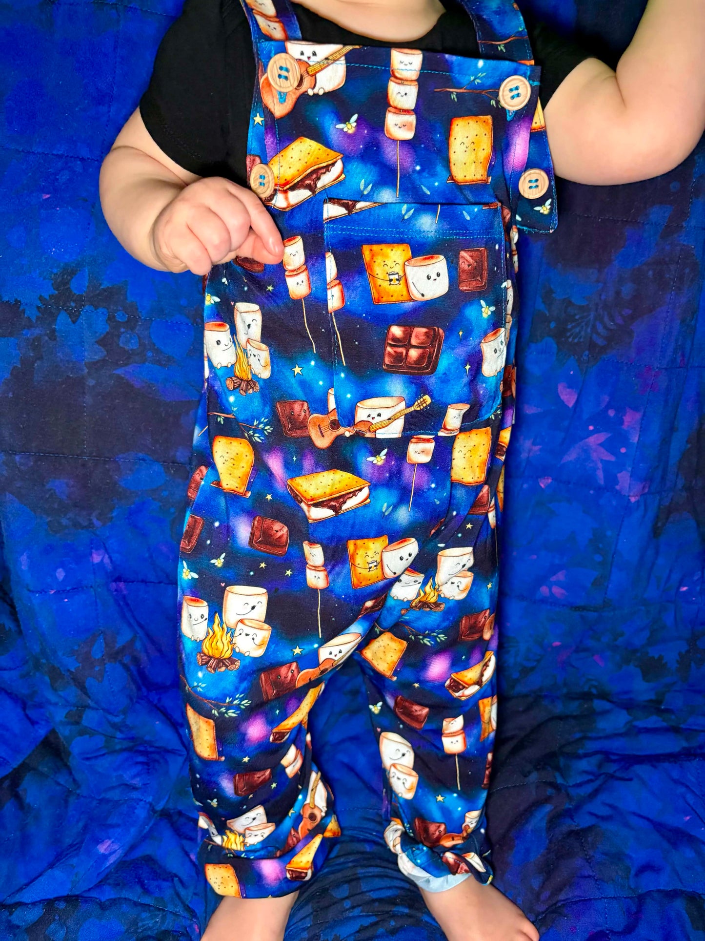 “S’more Summer Nights” (overalls only)