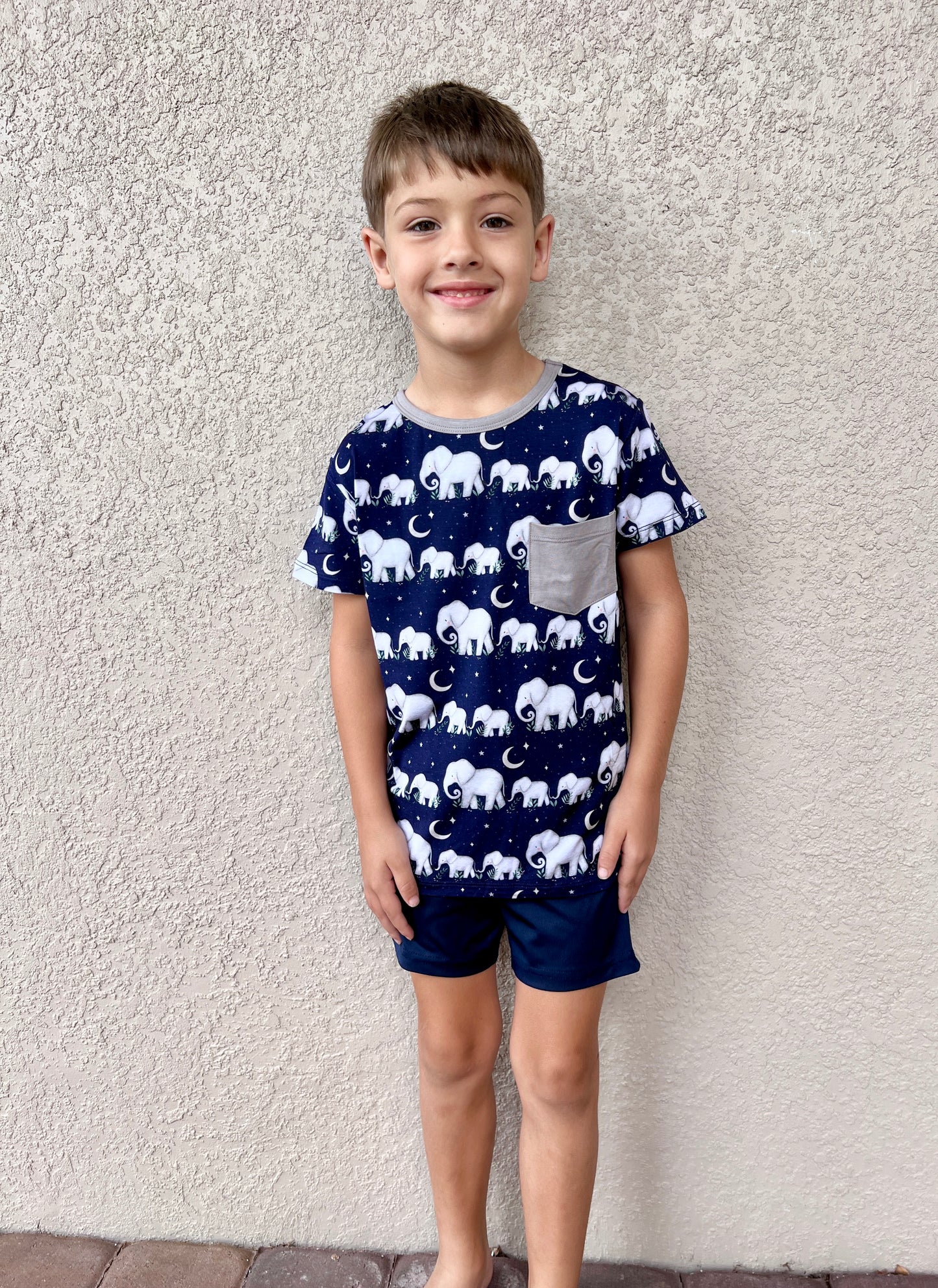 Elephants Pocket T-Shirt
