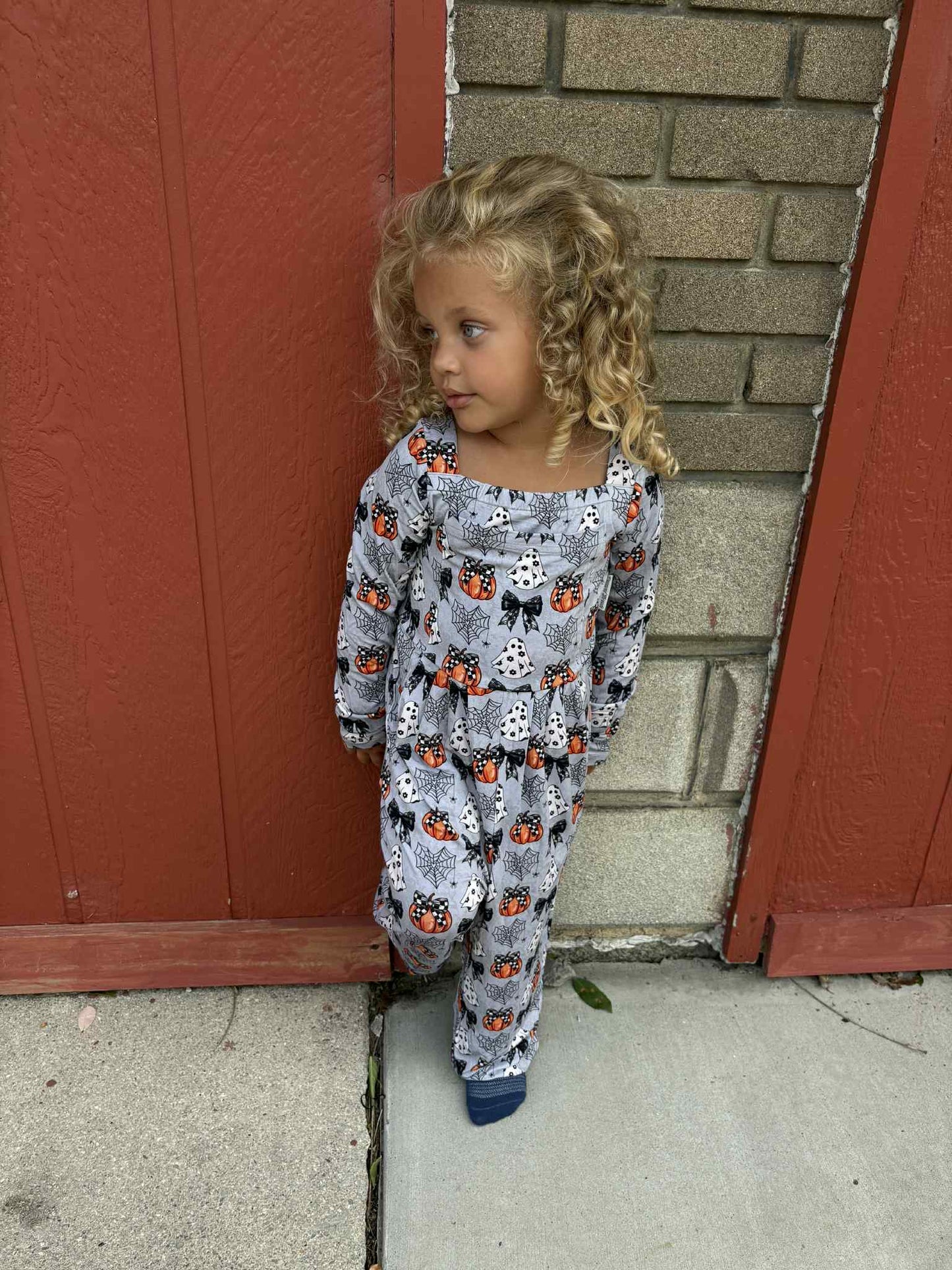 “Boos and Bows” Romper