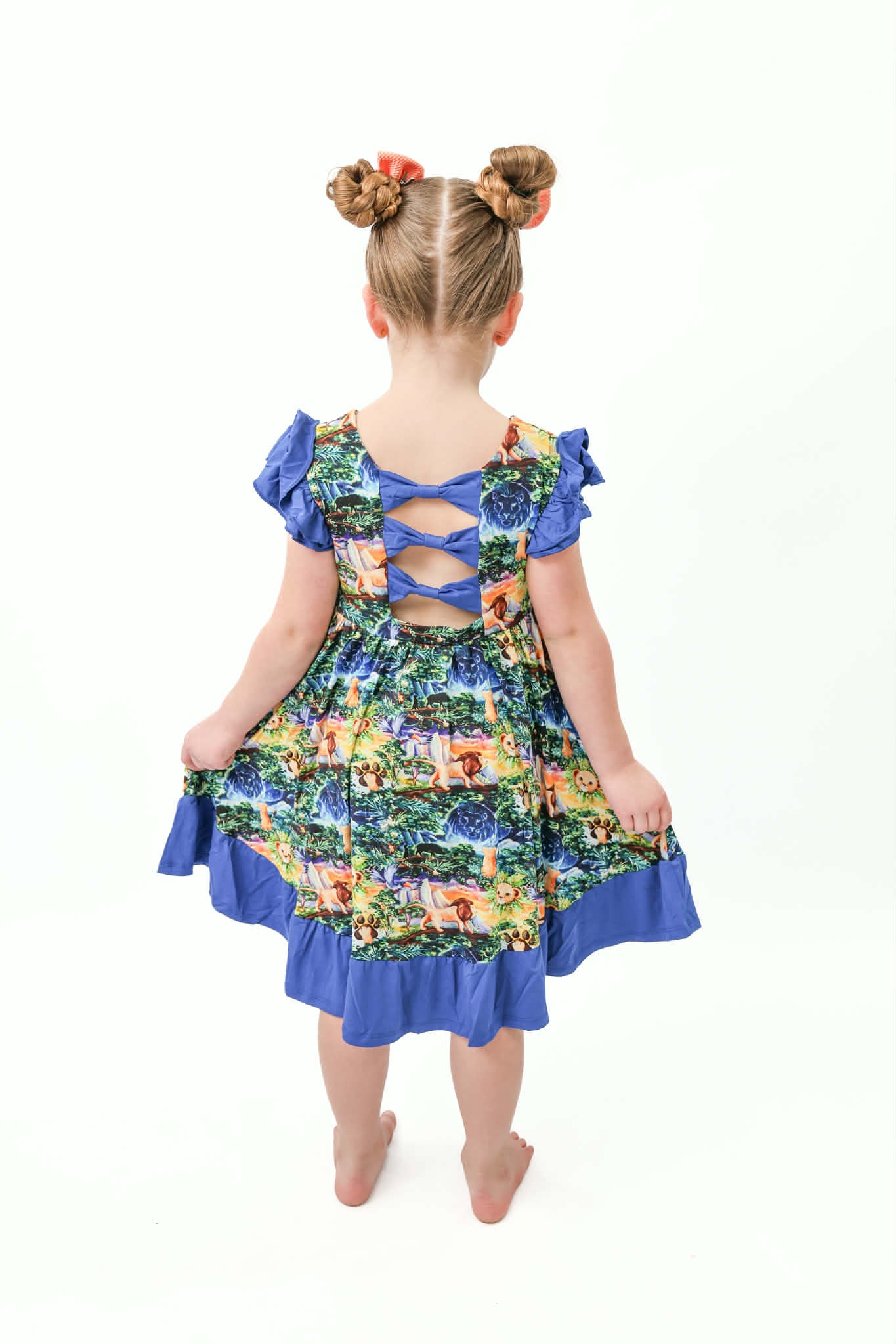 “King of the Pride” Twirl with Bow Back and Biker Shorts Set