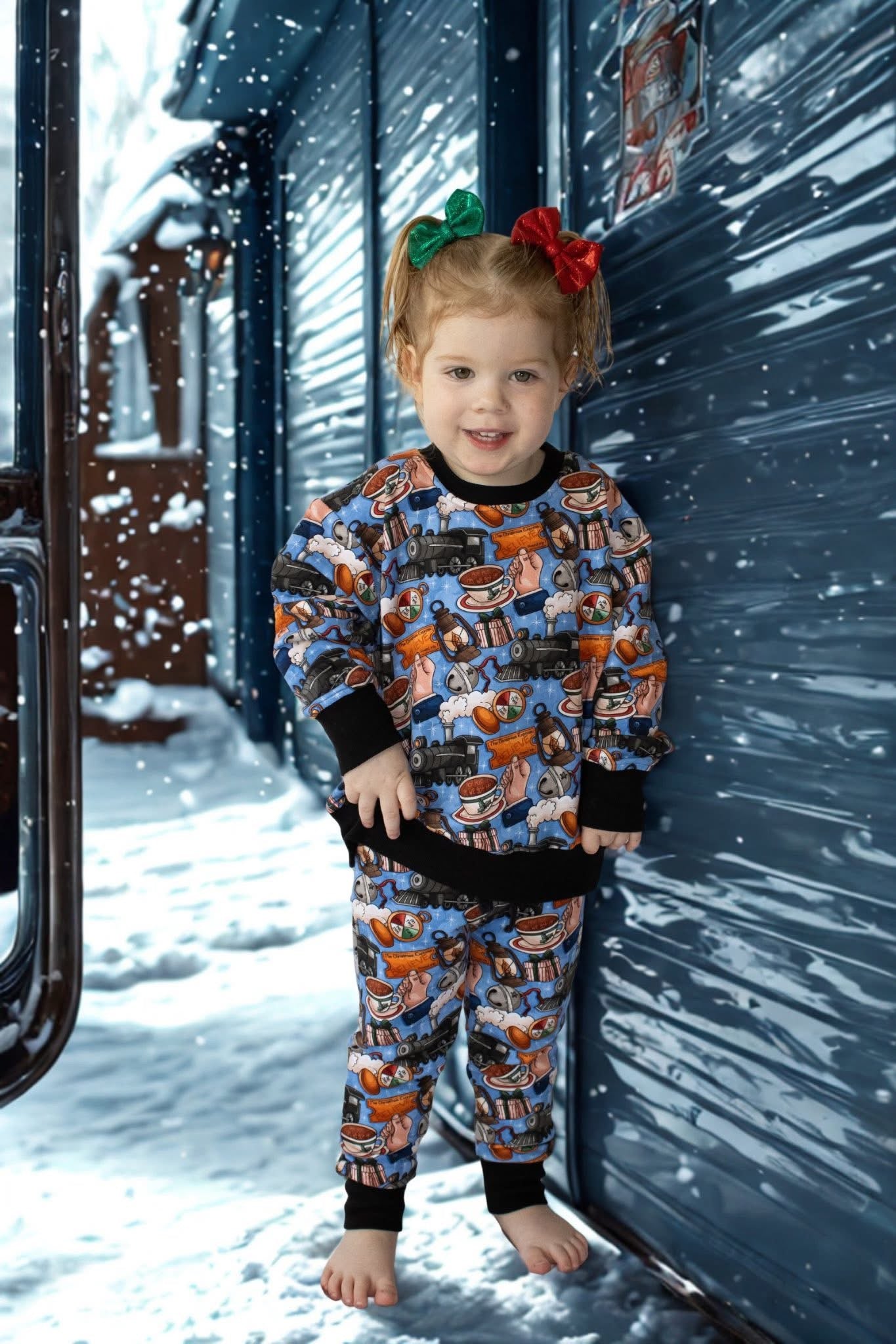 “Christmas Express” Jogger Set