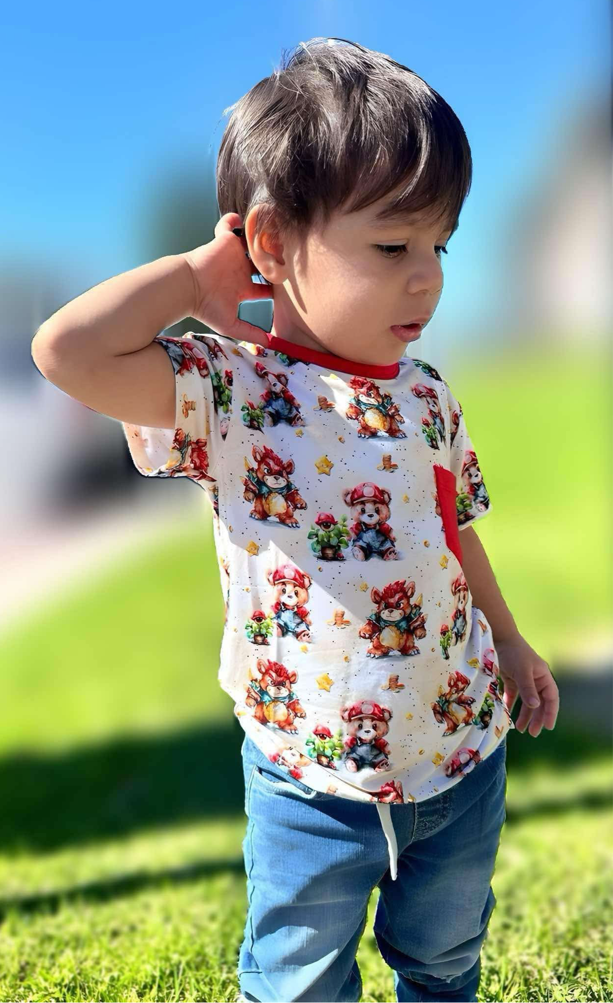 Super Beario Pocket T-Shirt