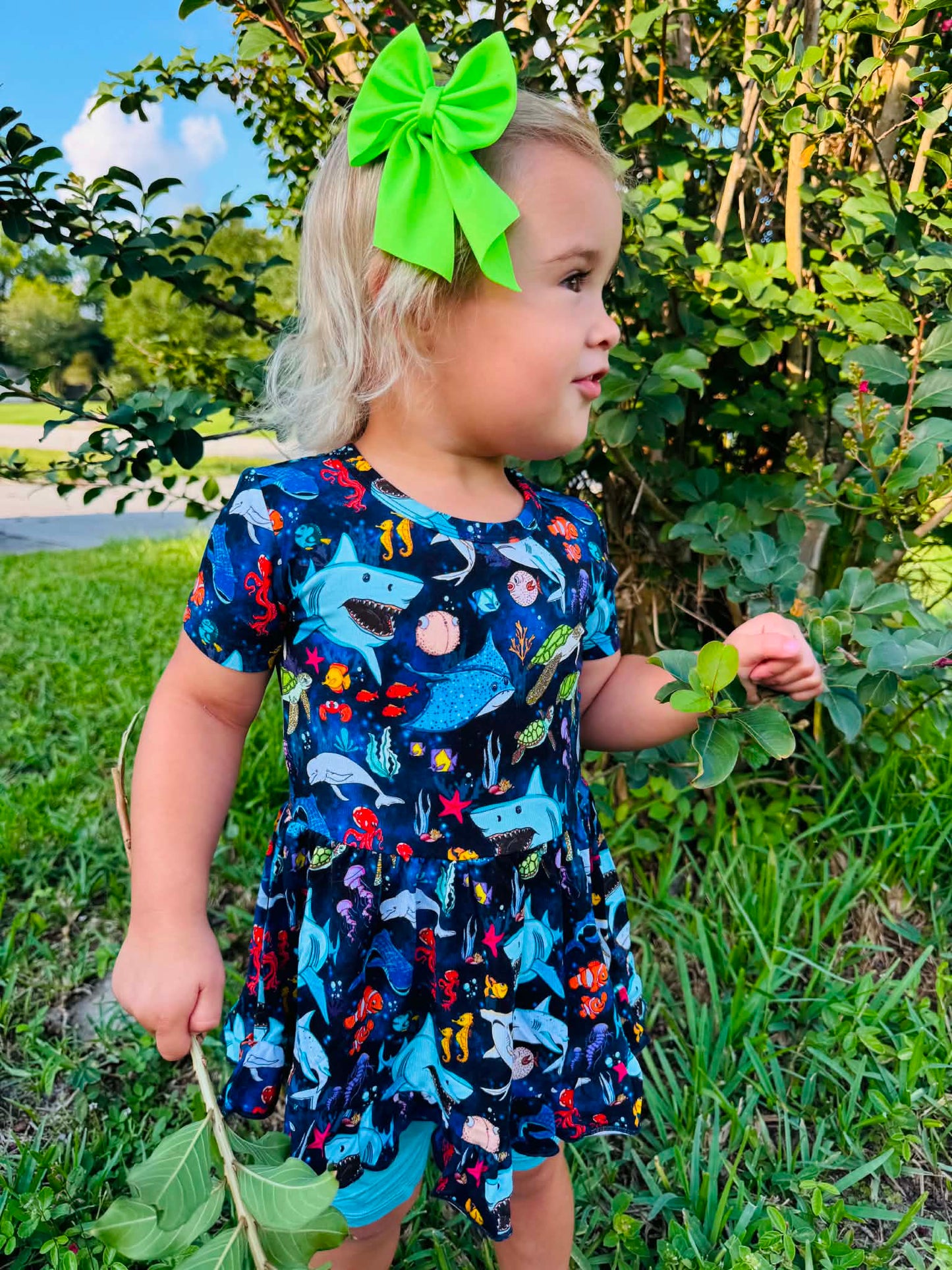 “Beyond The Reef” Peplum Set