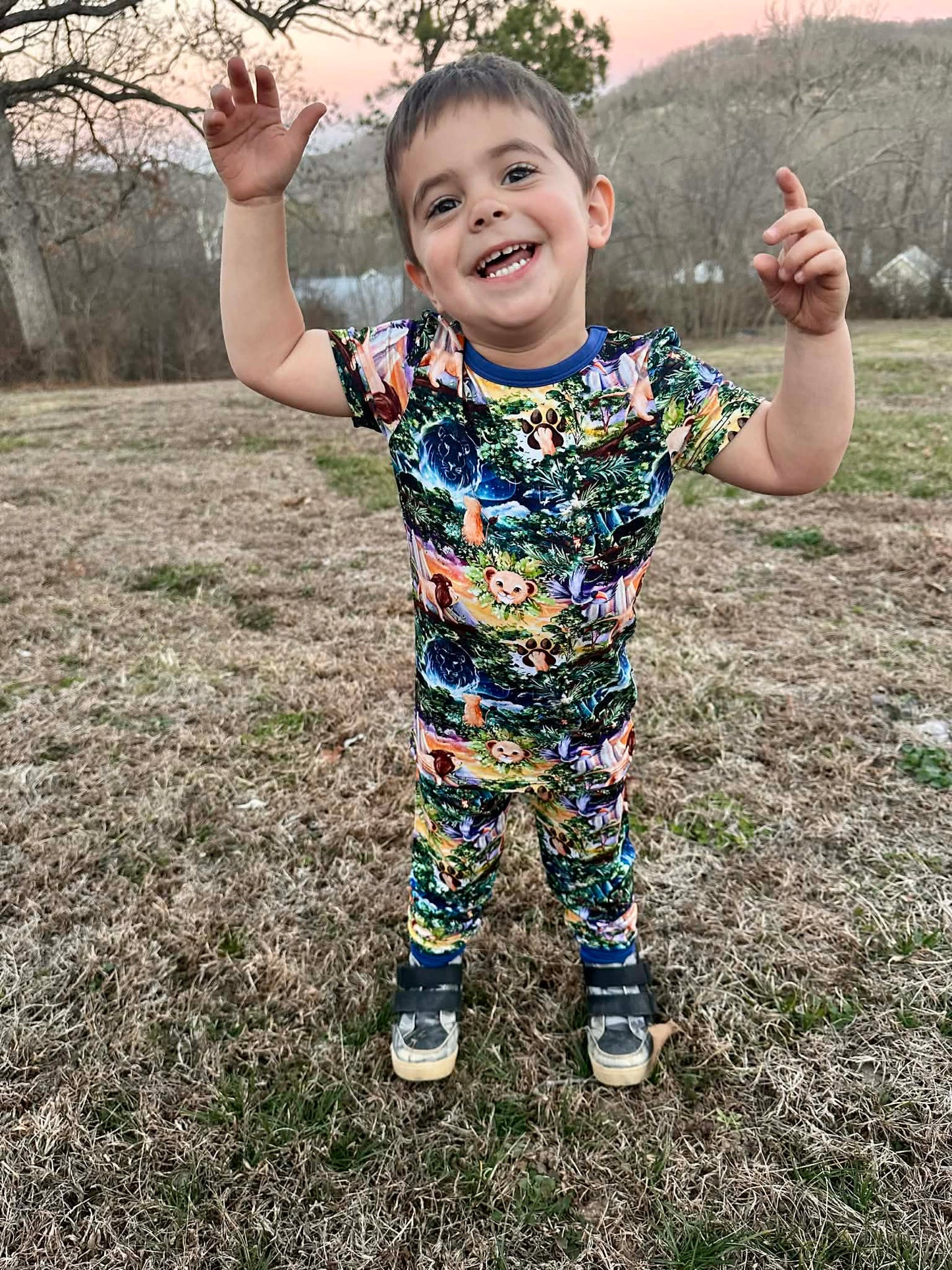 “King of the Pride” Two-Piece Pajamas
