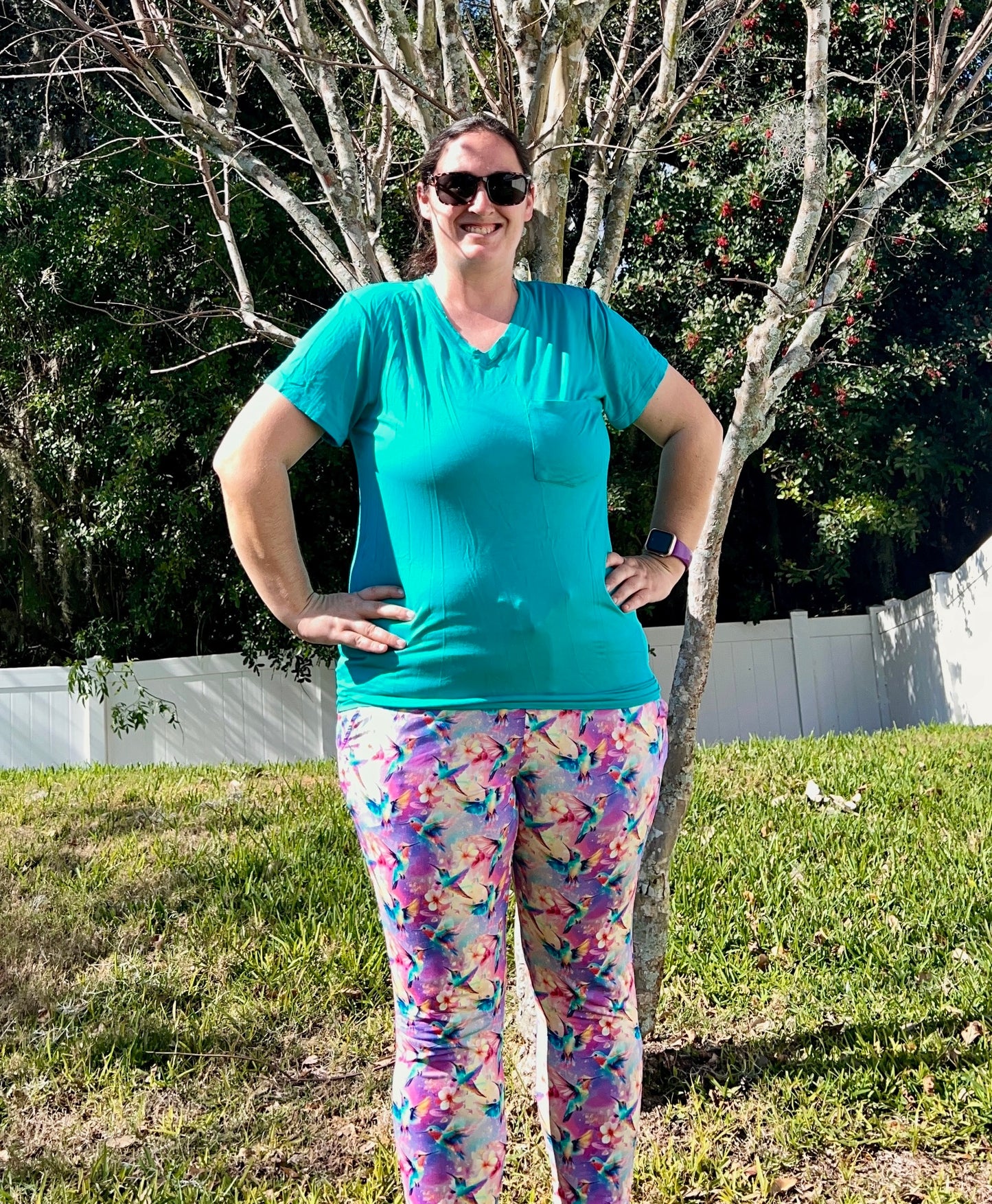 “Hummingbird Haven” Woman’s Joggers