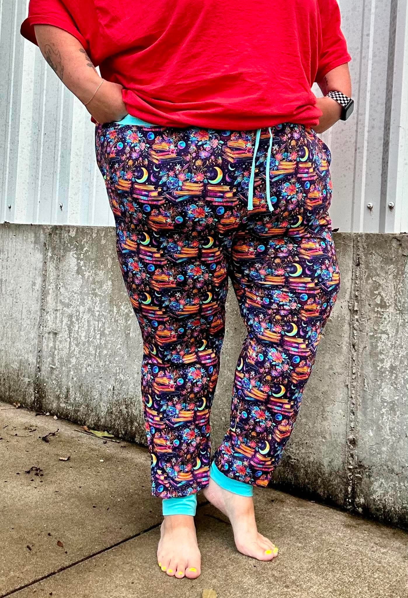 “Treasured Pages” Woman’s Joggers