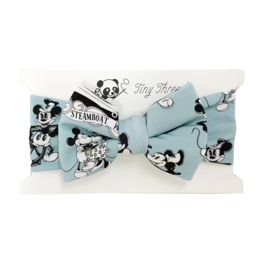 Steamboat Willie Bow Headband