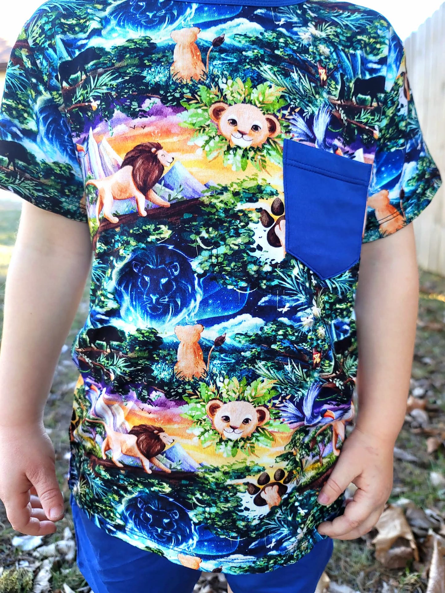 “King of the Pride” Two-Piece Shorts Set
