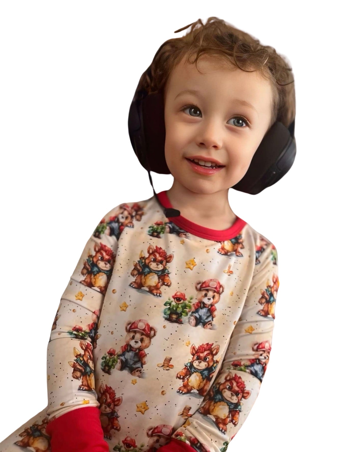 Super Beario Two-Piece Pajamas