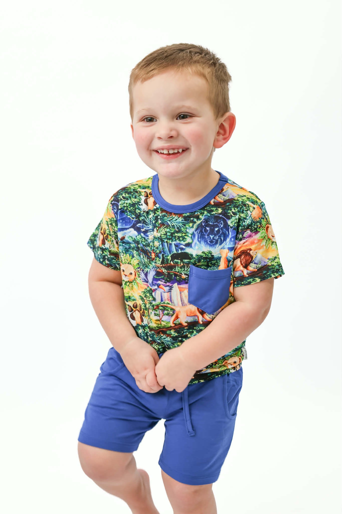 “King of the Pride” Two-Piece Shorts Set