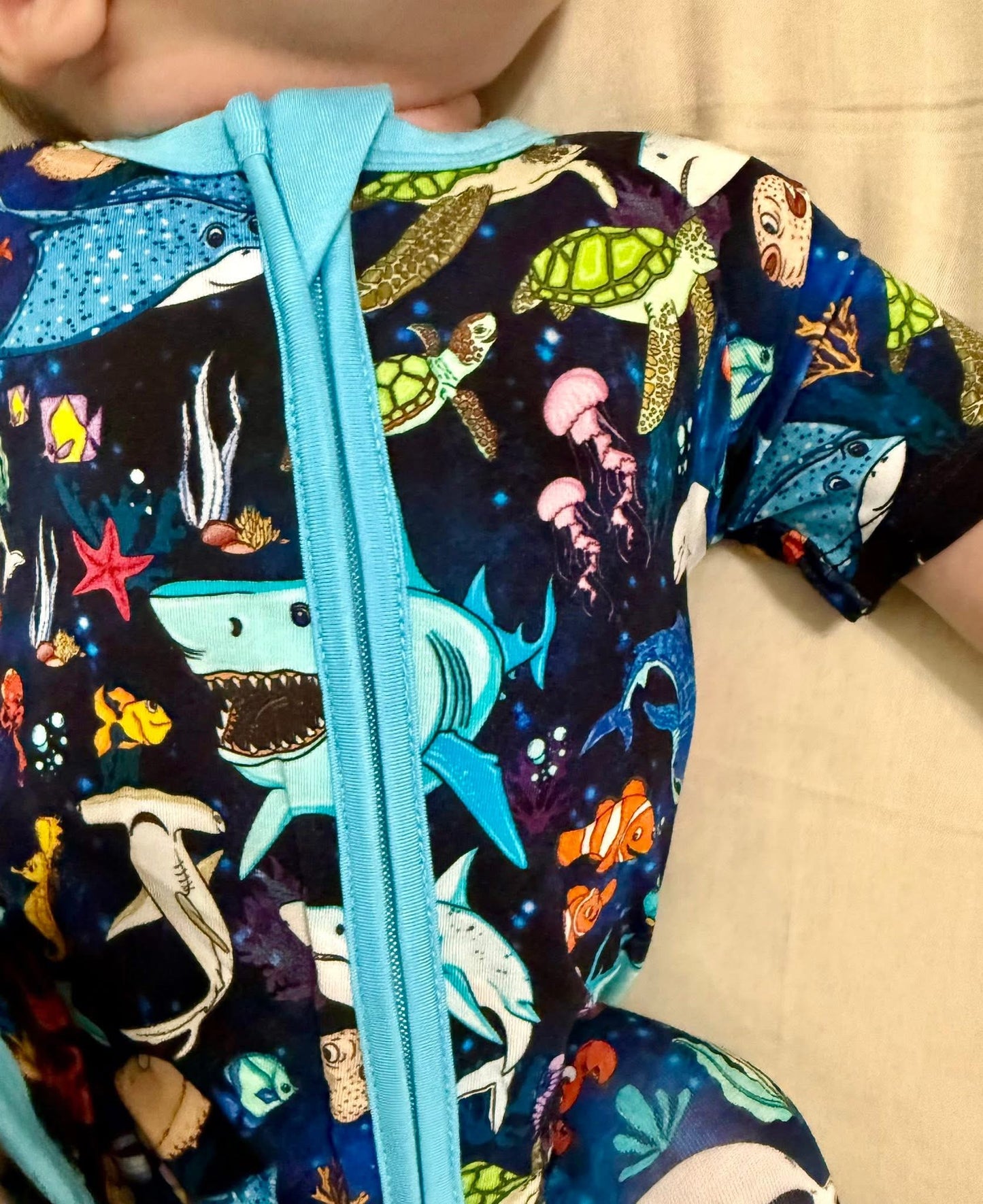 “Beyond The Reef” Zippered Shorty