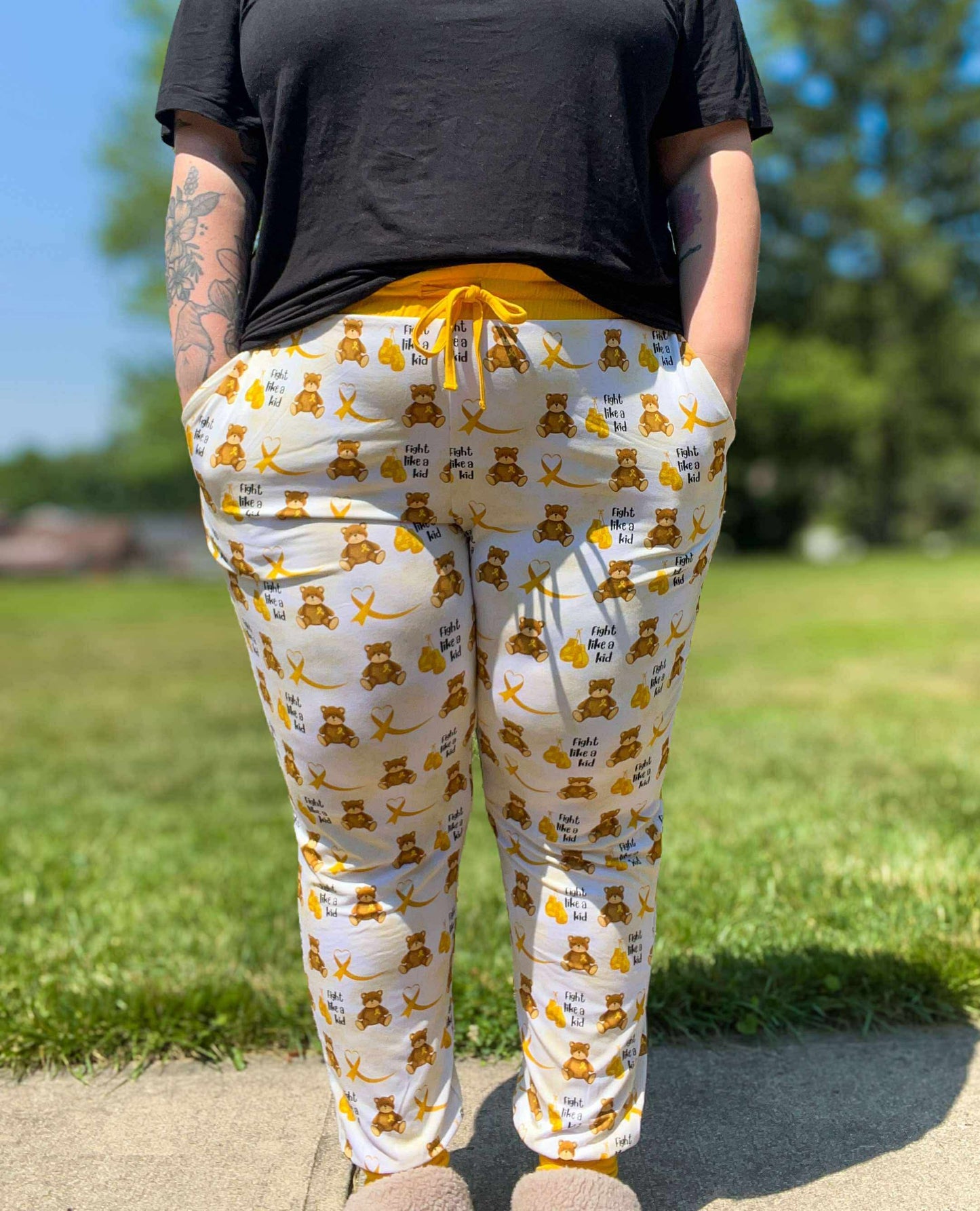 “Fight like a kid” Woman’s Joggers