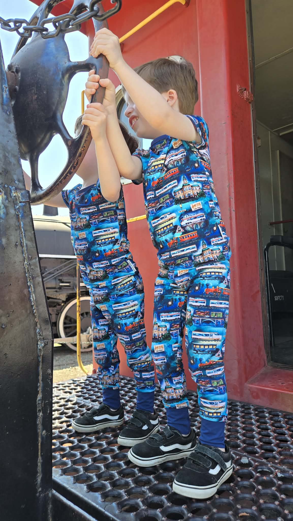 “Traveling Treasures” Two-Piece Pajamas