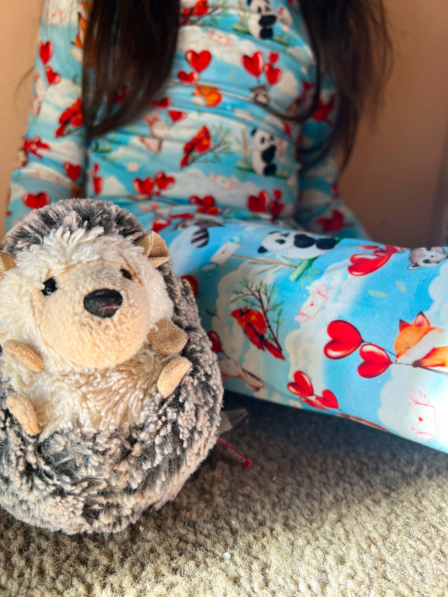 “Love takes flight” Two-Piece Pajamas