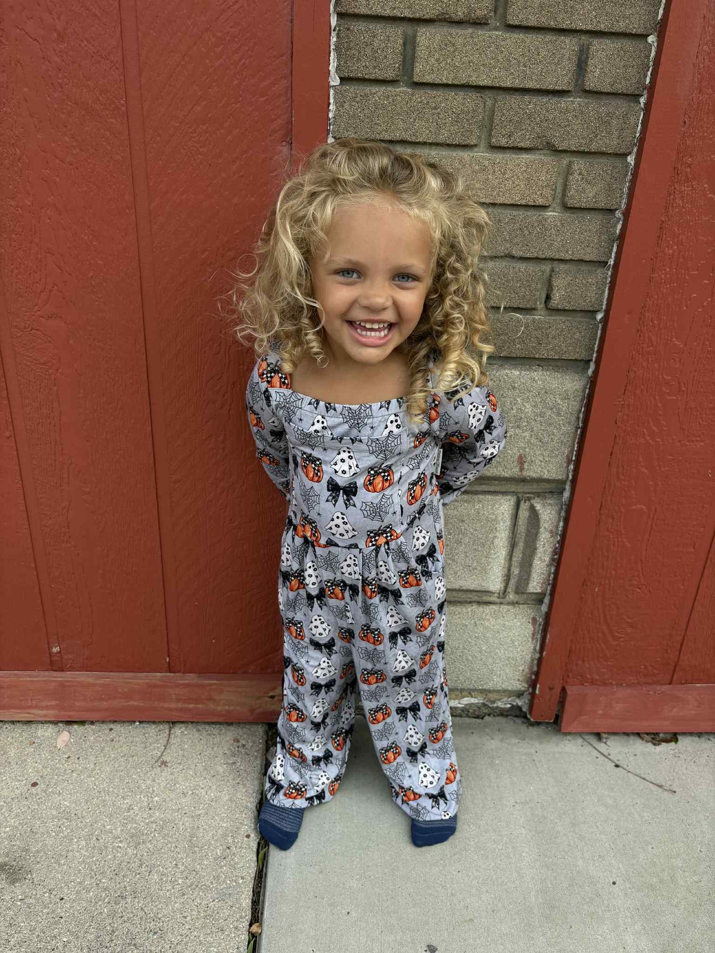 “Boos and Bows” Romper