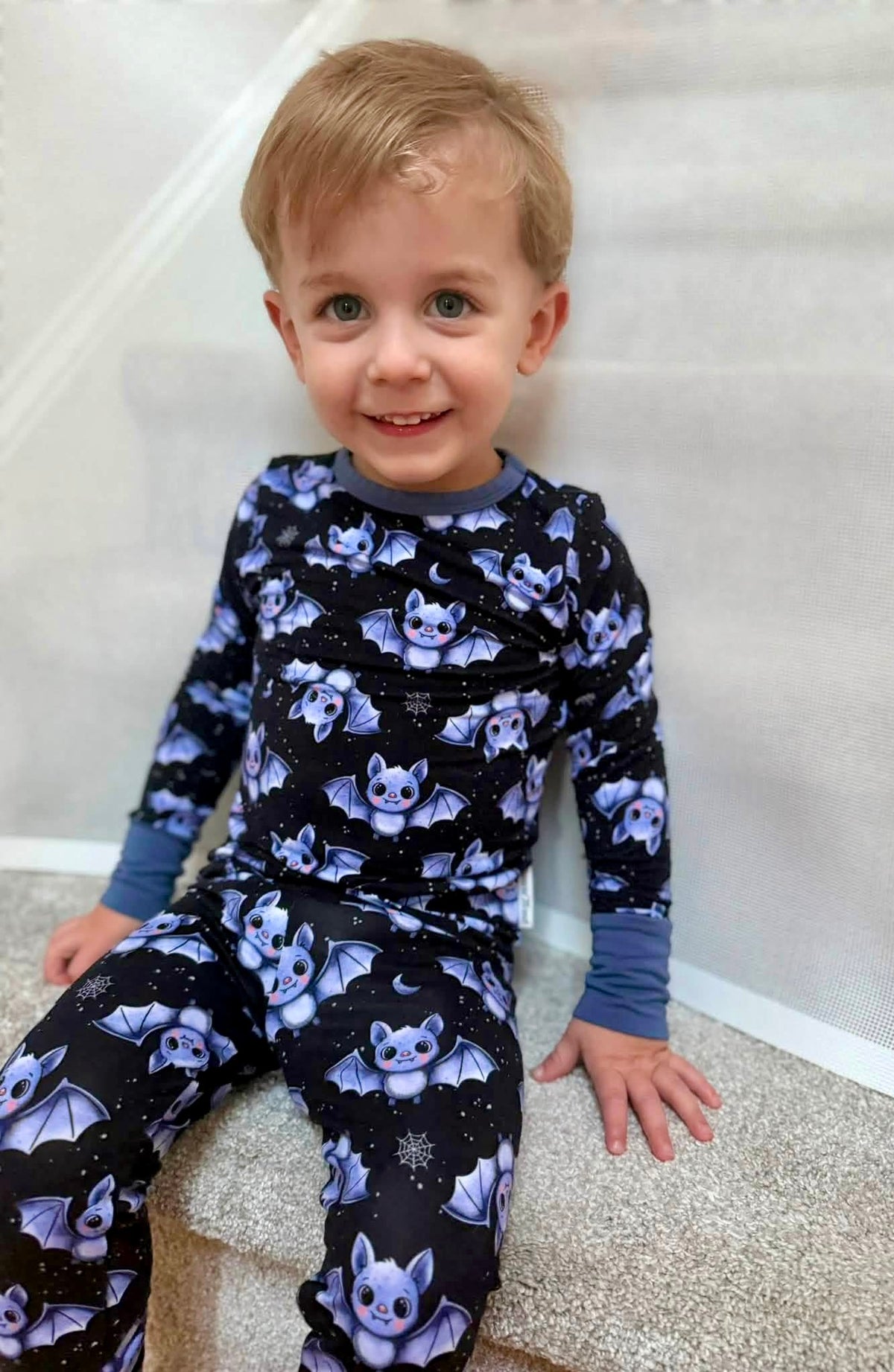 Moonlit Flutters Two-Piece Pajamas