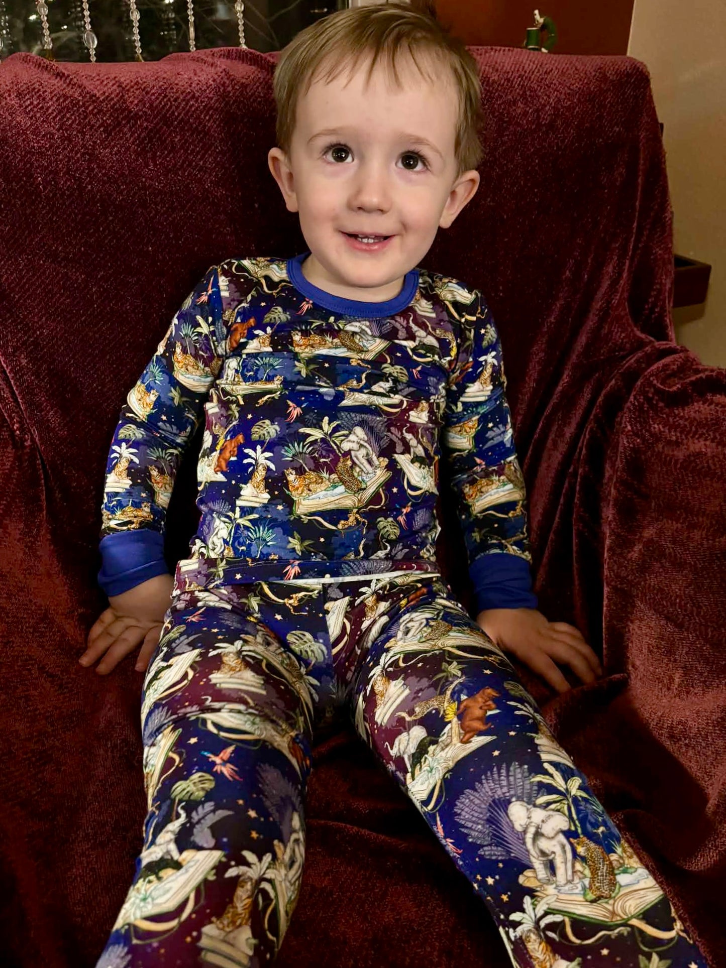“Jungle Storybook” Two-Piece Pajamas