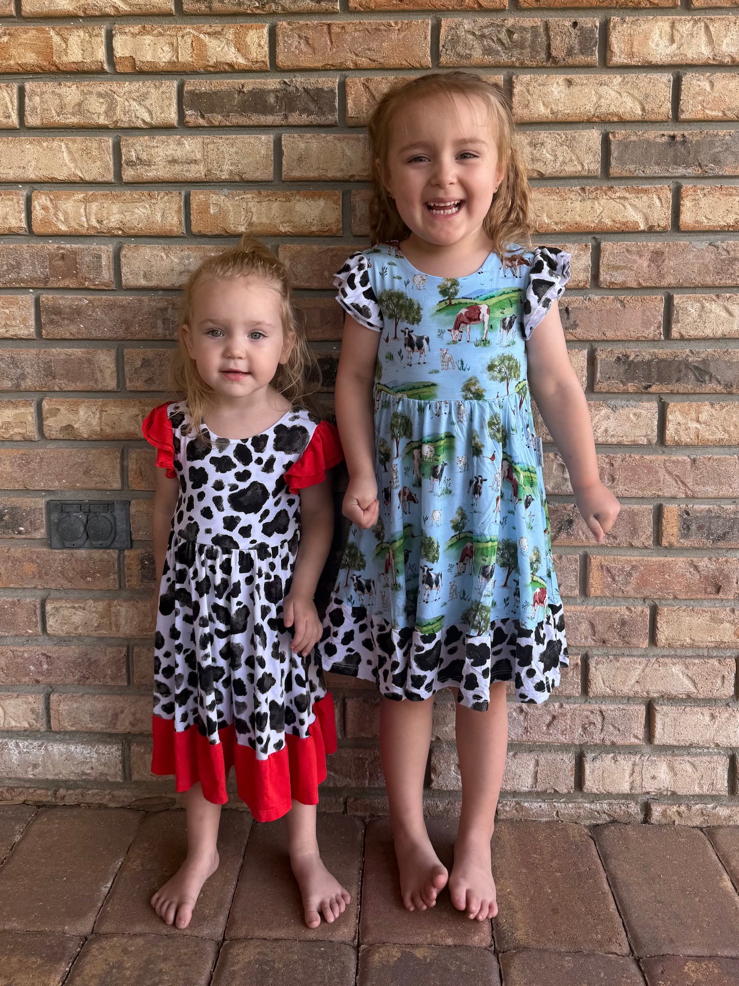 “Cows” Twirl with Bow Back