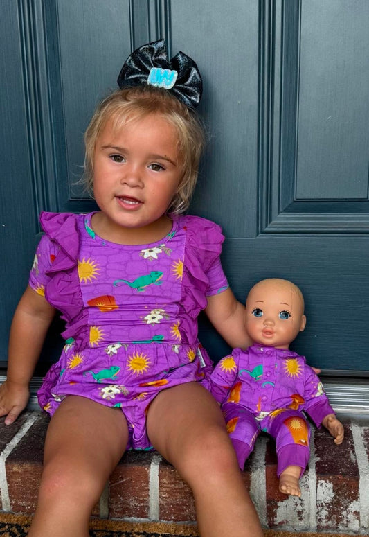 Lantern Wishes Doll Romper