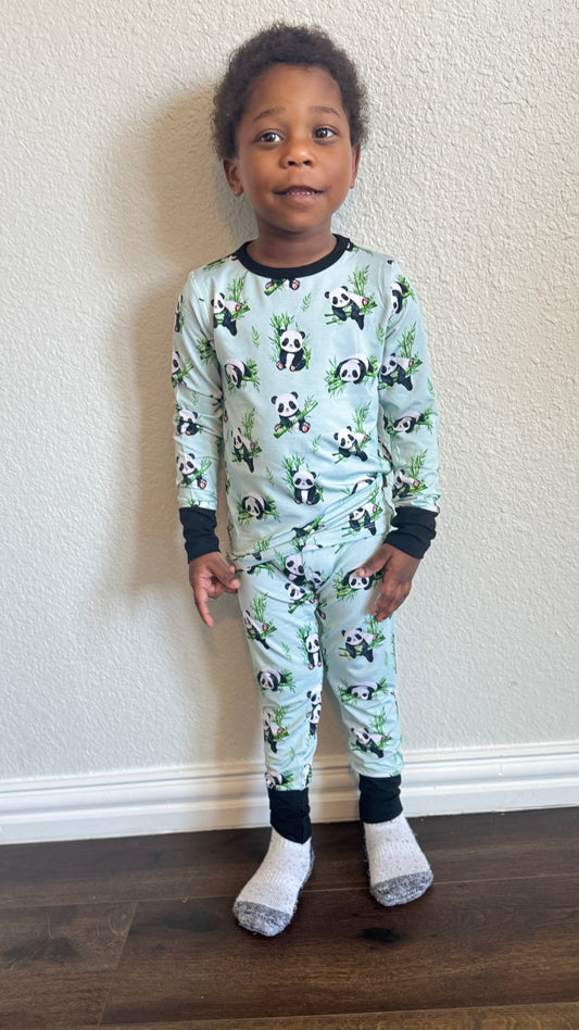 Treasured Pandas Two-Piece Pajamas