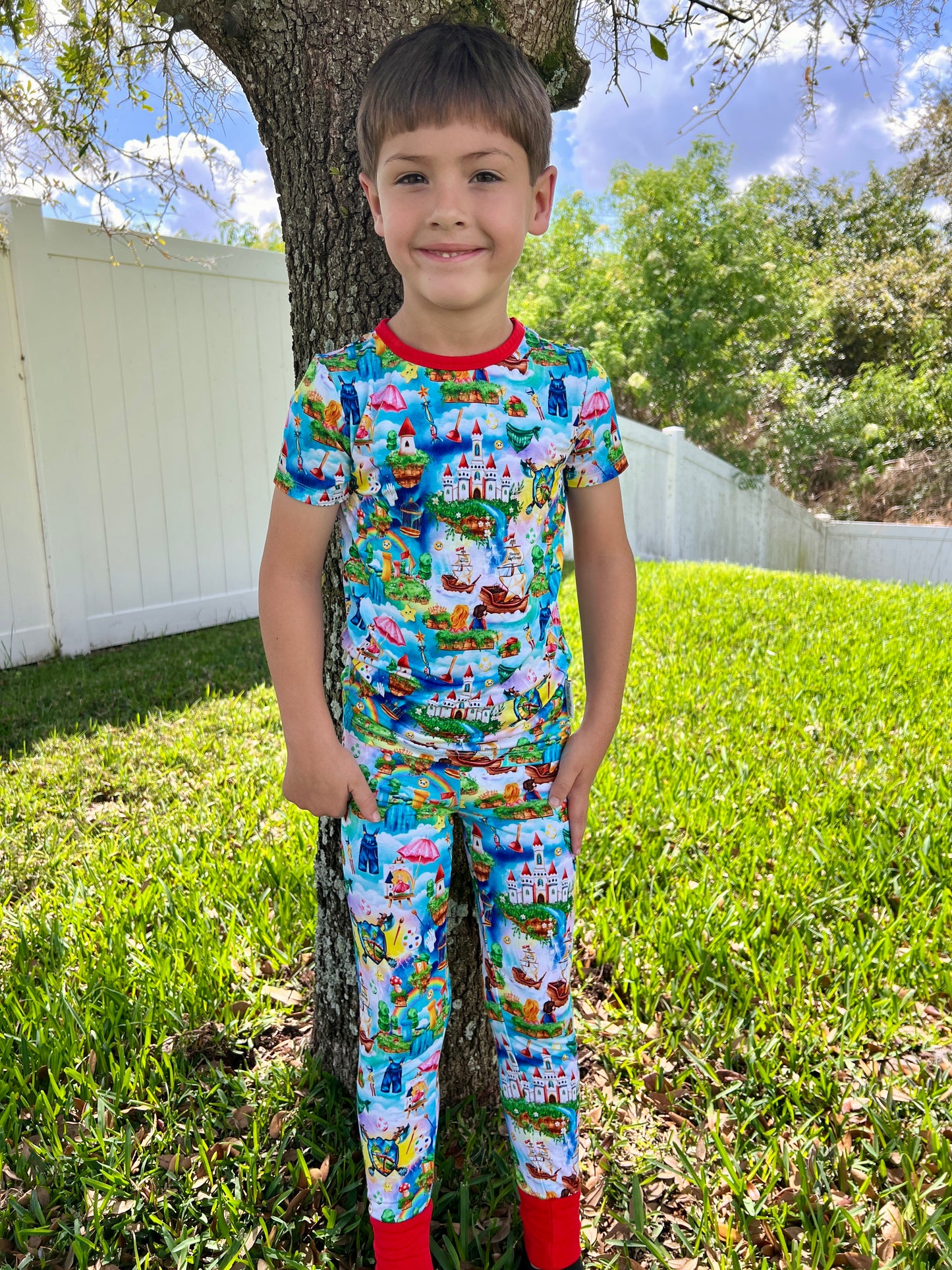 “Galaxy Land” Two-Piece Pajamas