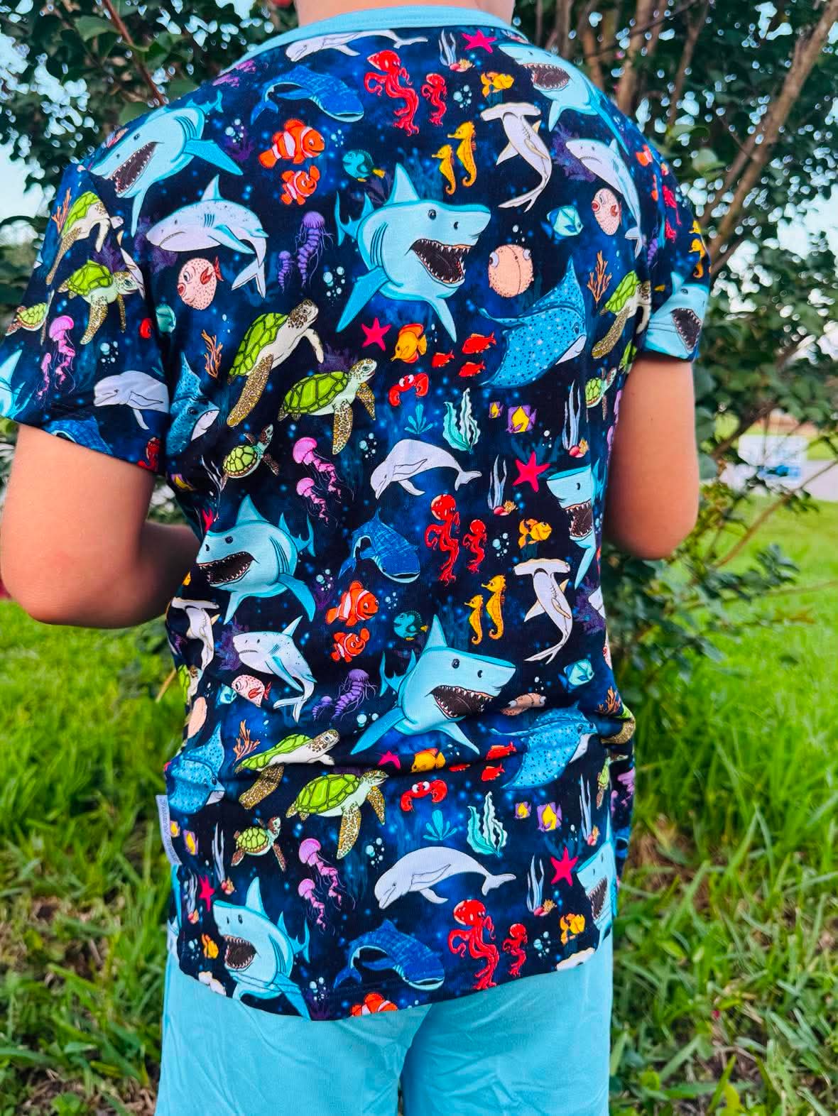 “Beyond The Reef” Two-Piece Shorts Set