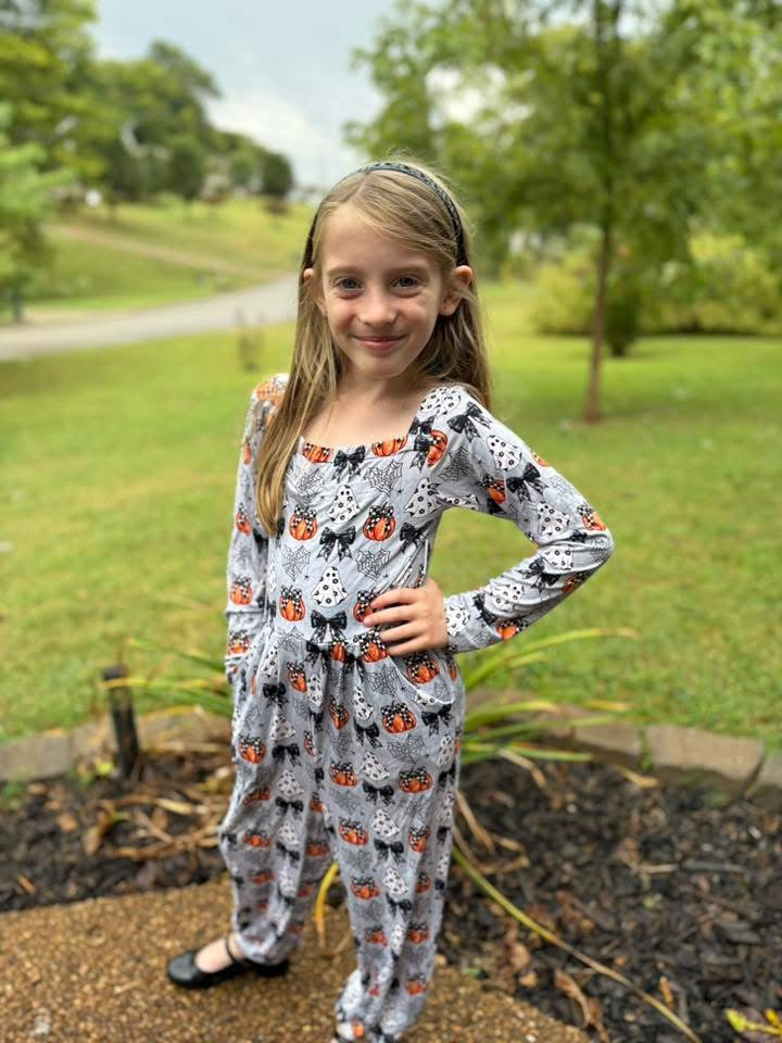 “Boos and Bows” Romper