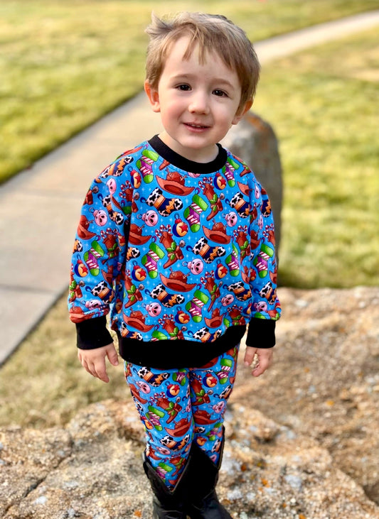 “To Infinity and Christmas” Jogger Set