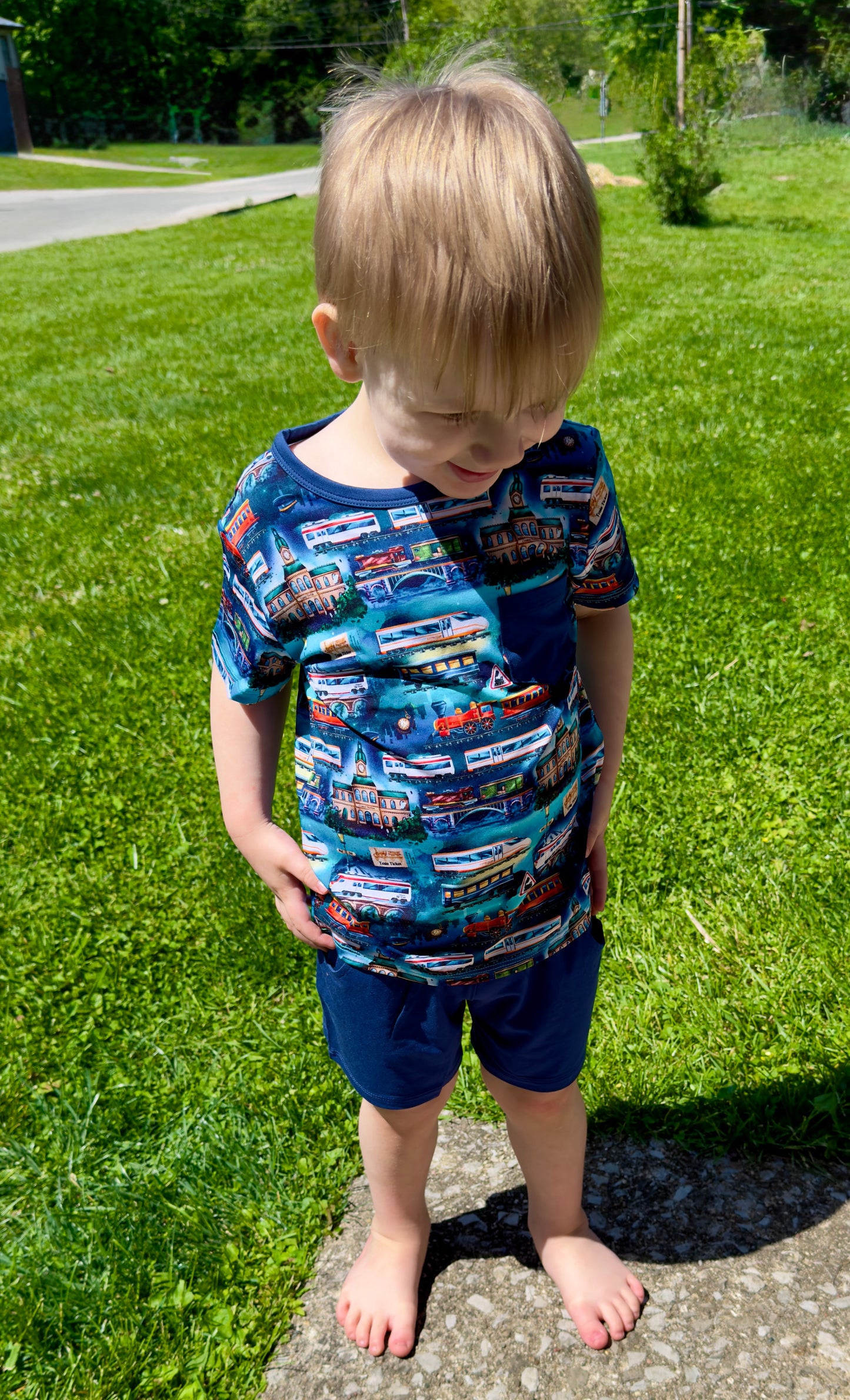 “Traveling Treasures” Two-Piece Shorts Set