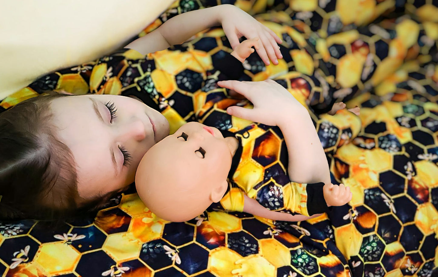 "Bee Happy" Quilted Blanket