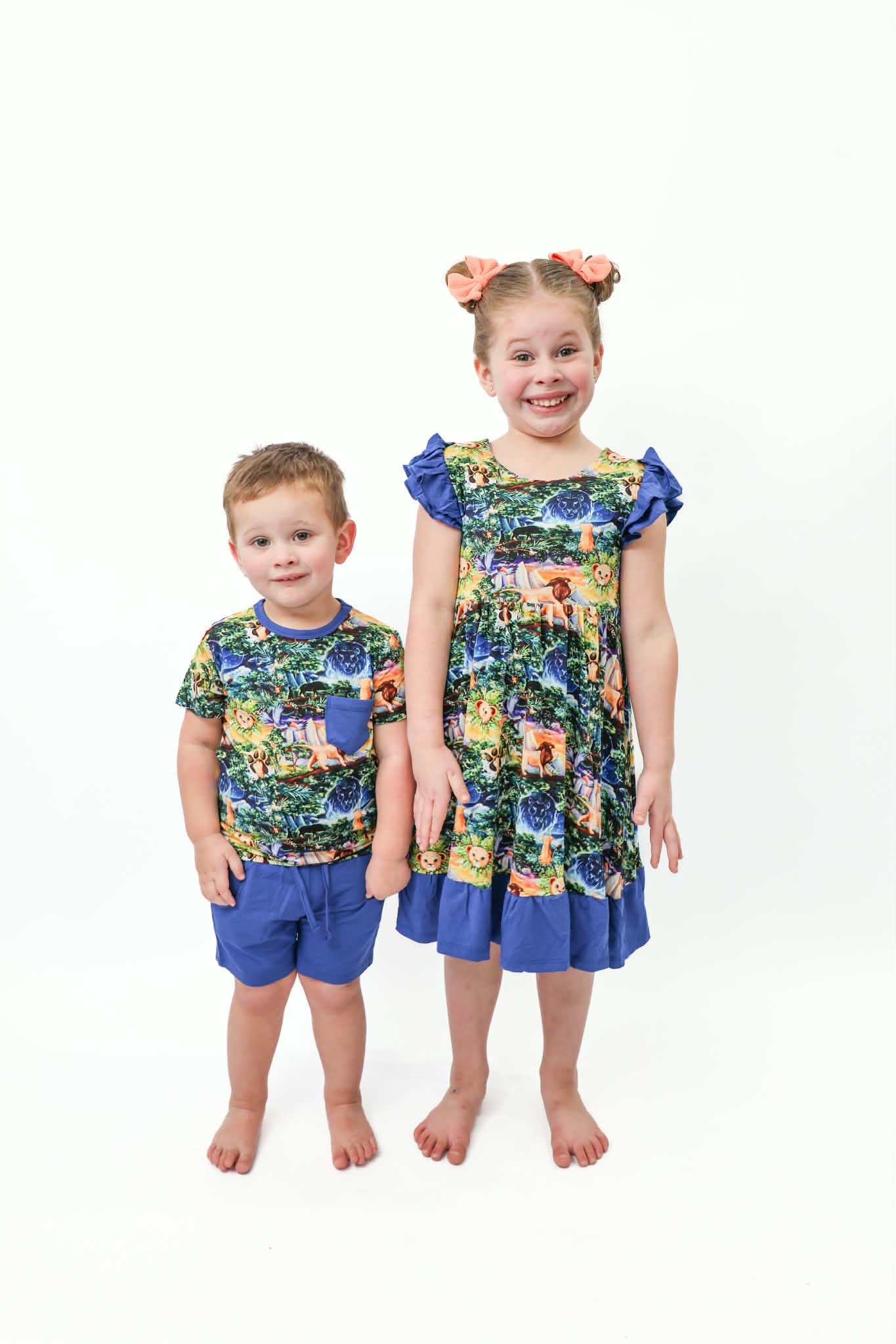 “King of the Pride” Two-Piece Shorts Set