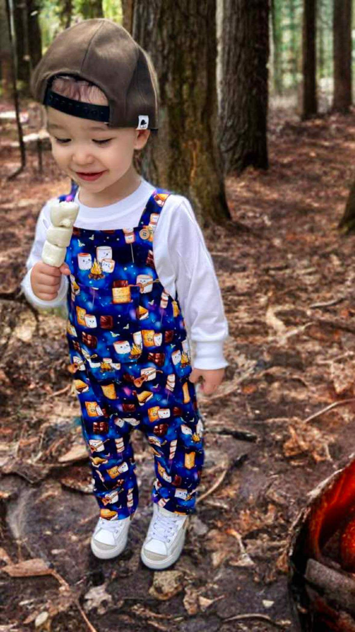 “S’more Summer Nights” (overalls only)