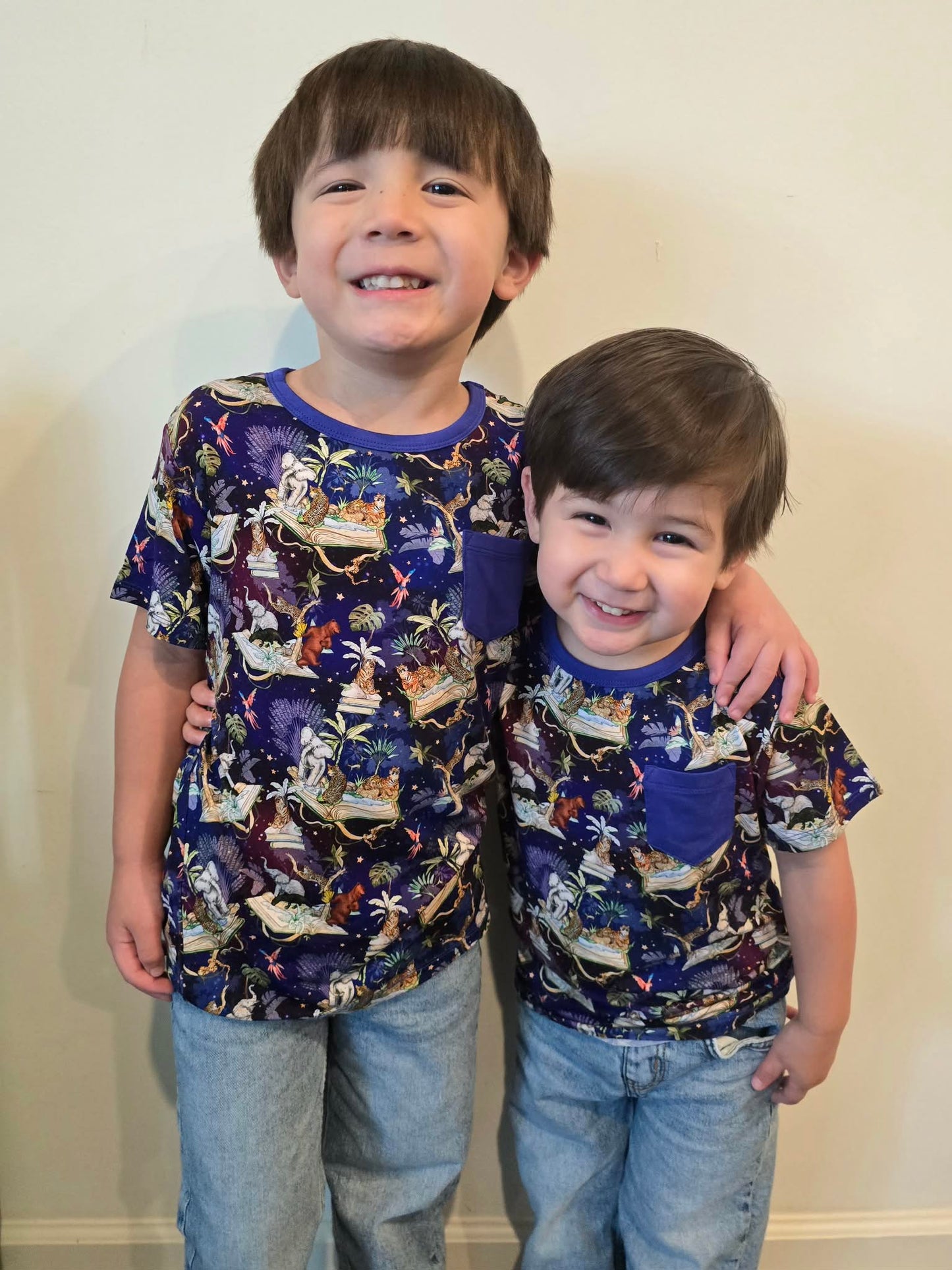 “Jungle Storybook” Pocket T-Shirt